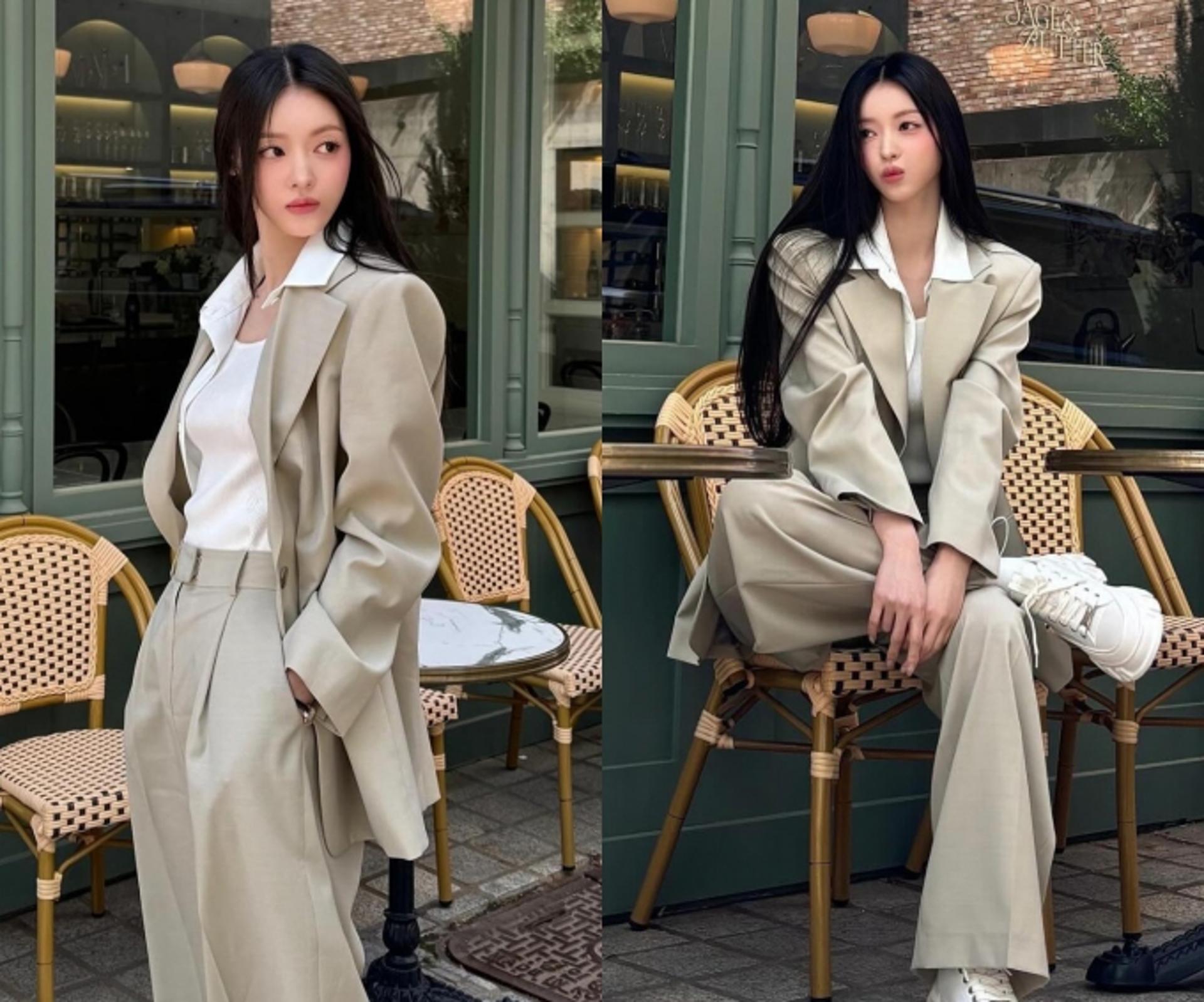 오마이걸 유아, 비율 깡패의 남다른 슈트핏