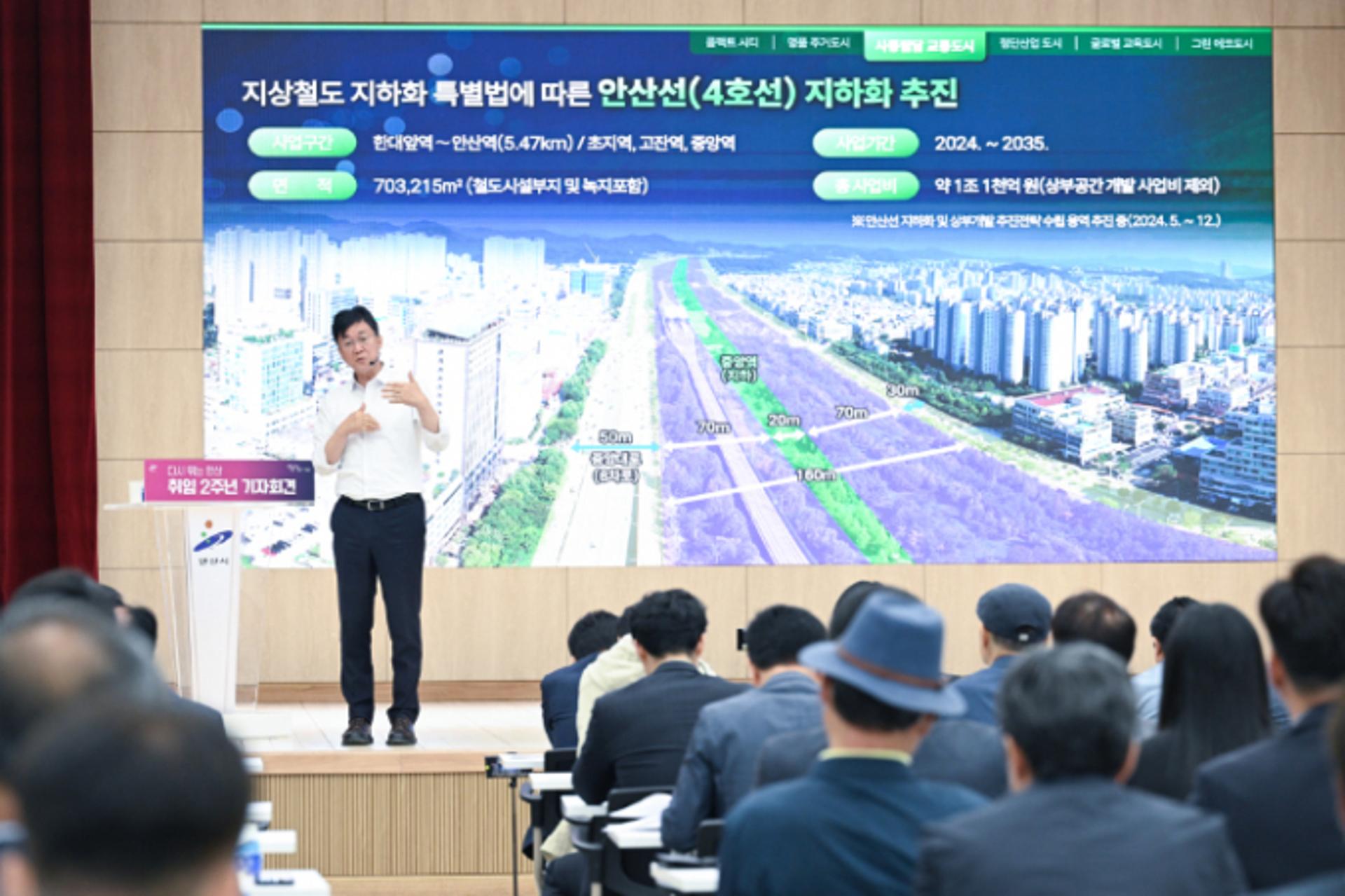 안산선 지하화 용역수립 착수