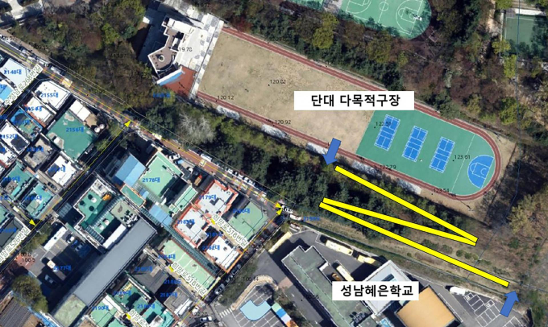 성남 혜은학교 학생들 '단대 구장' 이용 편리해진다