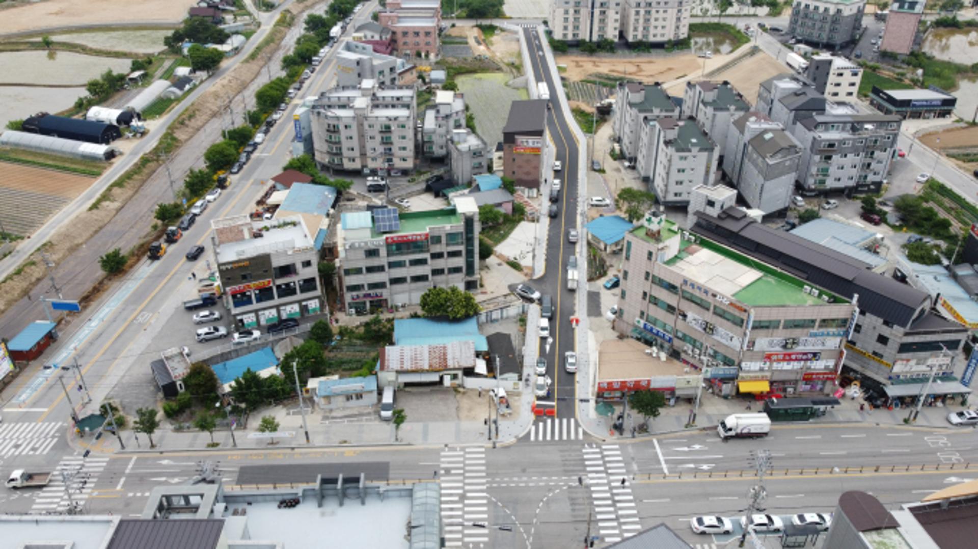 용인 처인구 백암터미널 인근 도시계획도로 개통