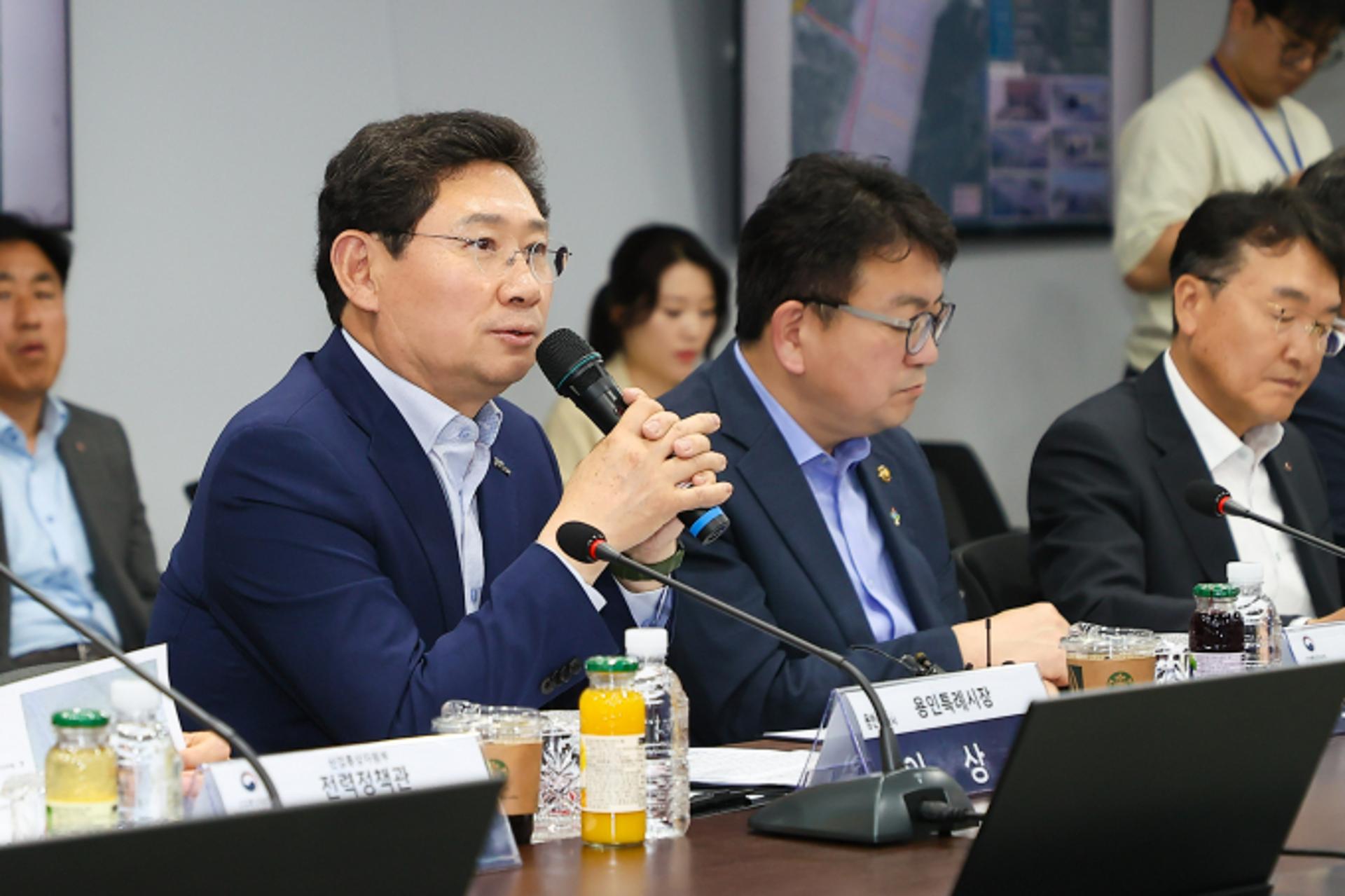 이상일 "용인 반도체단지 전력·교통망 적기에 확충돼야"