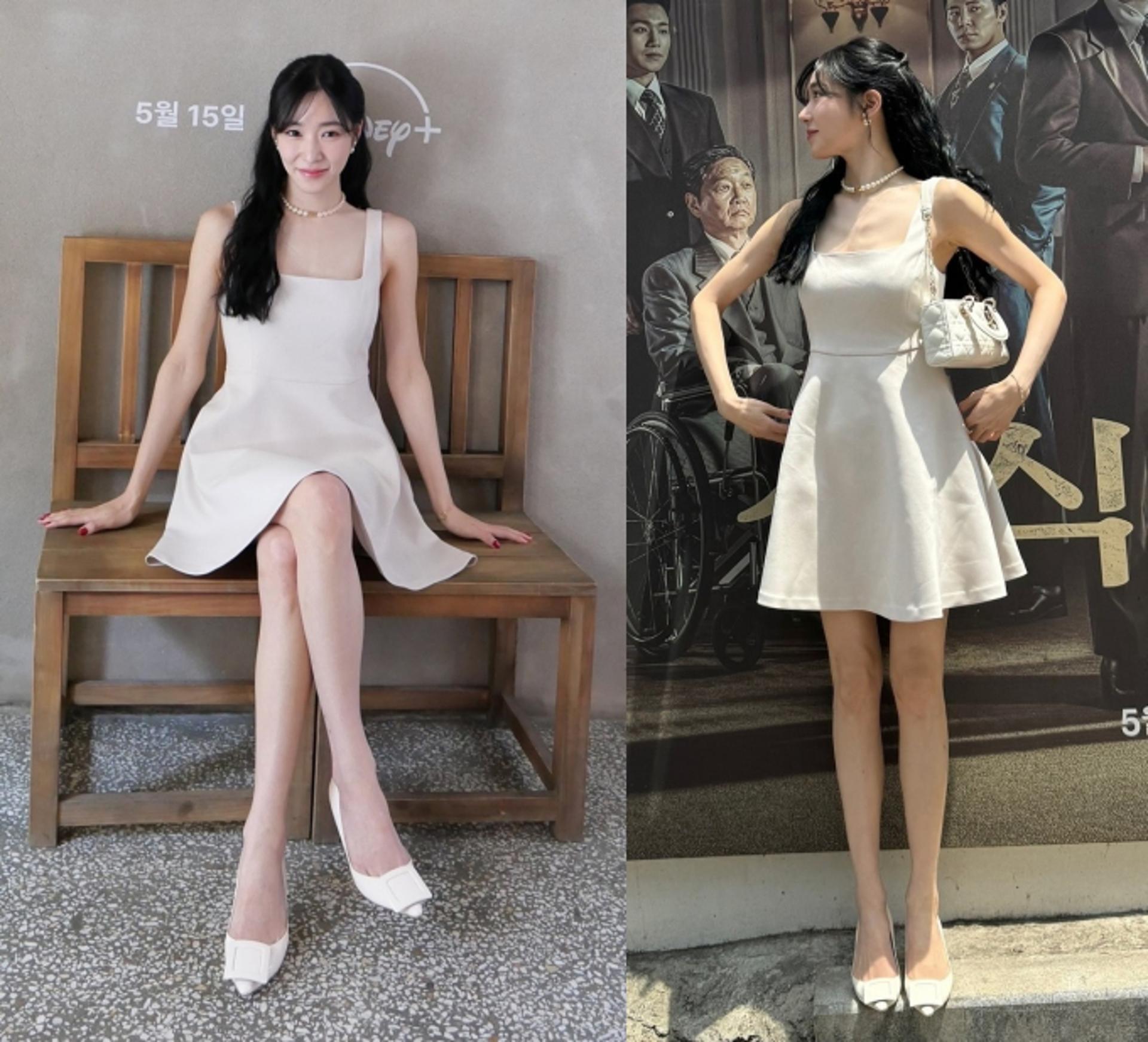 티파니 영, 눈부신 올 화이트 룩…'마네킹도 울고 갈 각선미'