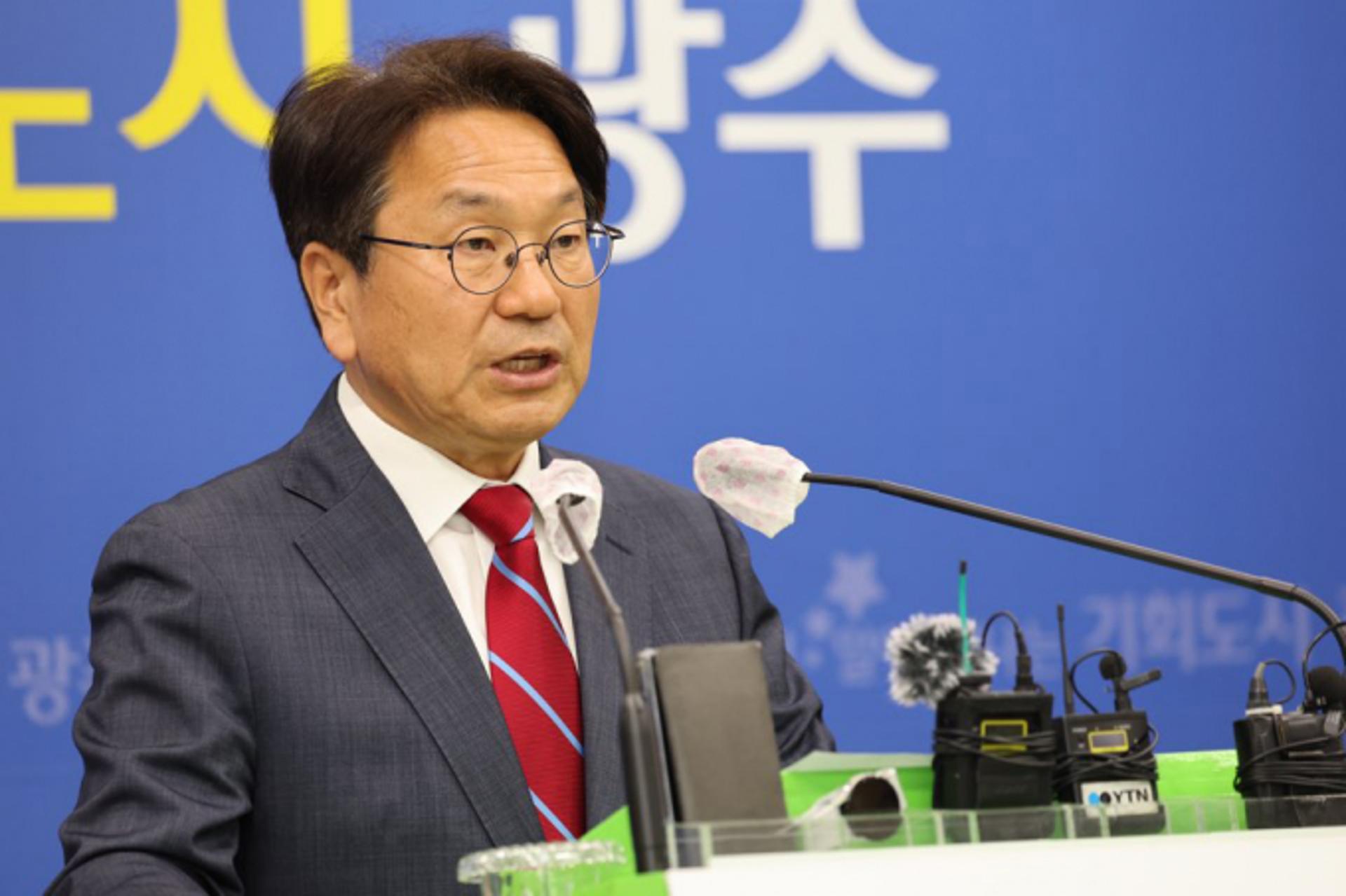 강기정, 나경원 정율성 공원 철회 촉구에… "이념 갈라치기"
