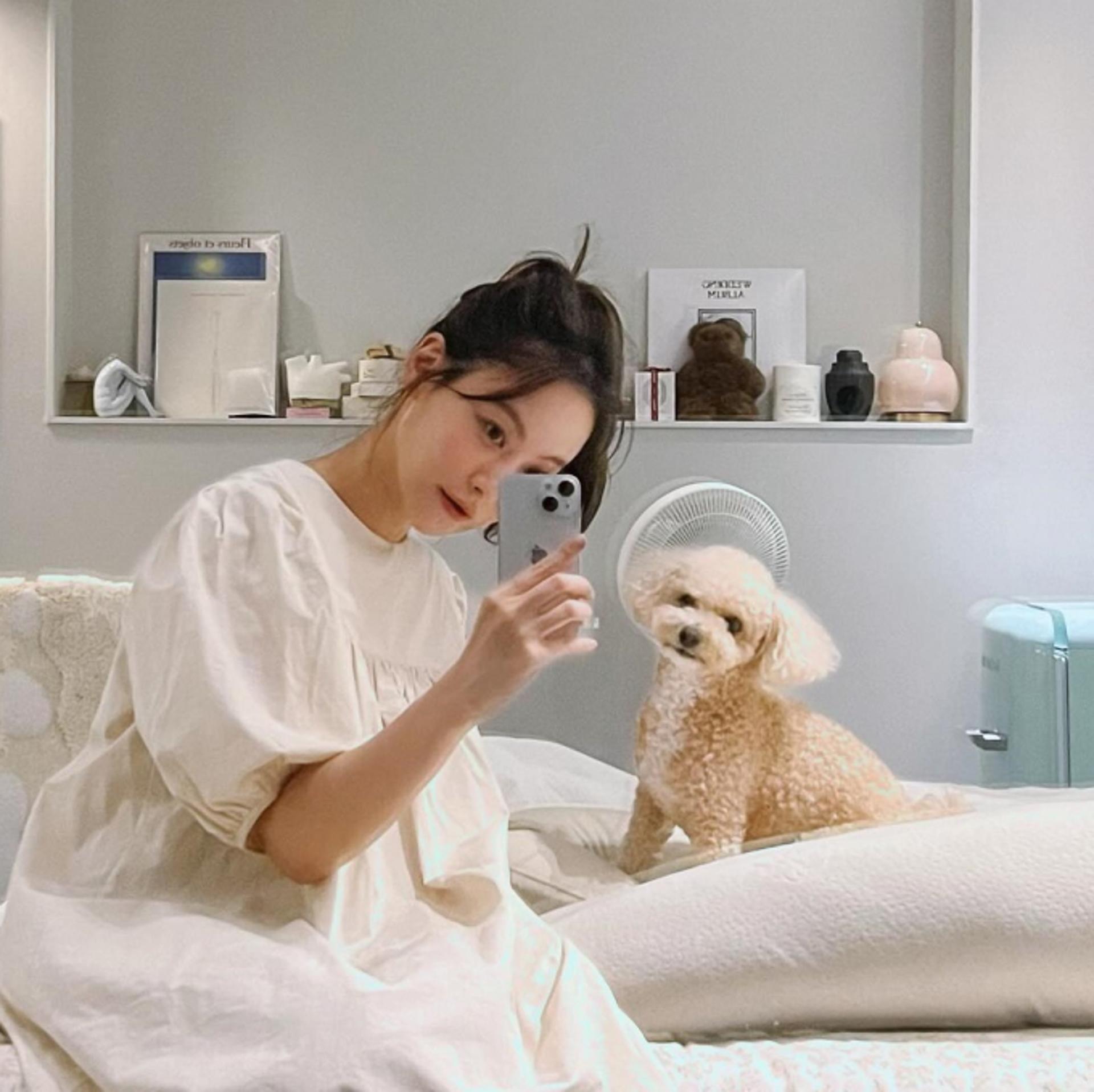오연서, 베이비 돌 드레스+포니테일… 최고치 찍은 청순미
