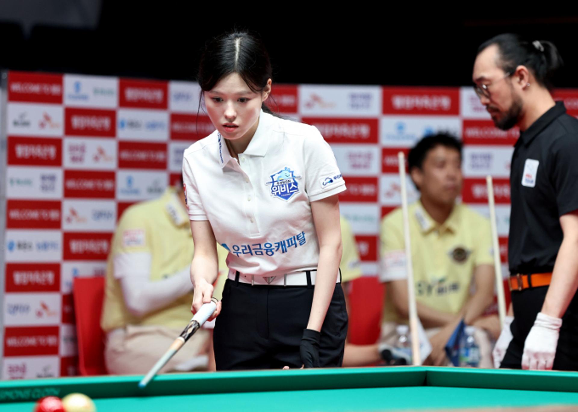 '스롱·서한솔·김민영' 맹활약… 우리금융, 크라운해태 꺾고 창단 첫 승