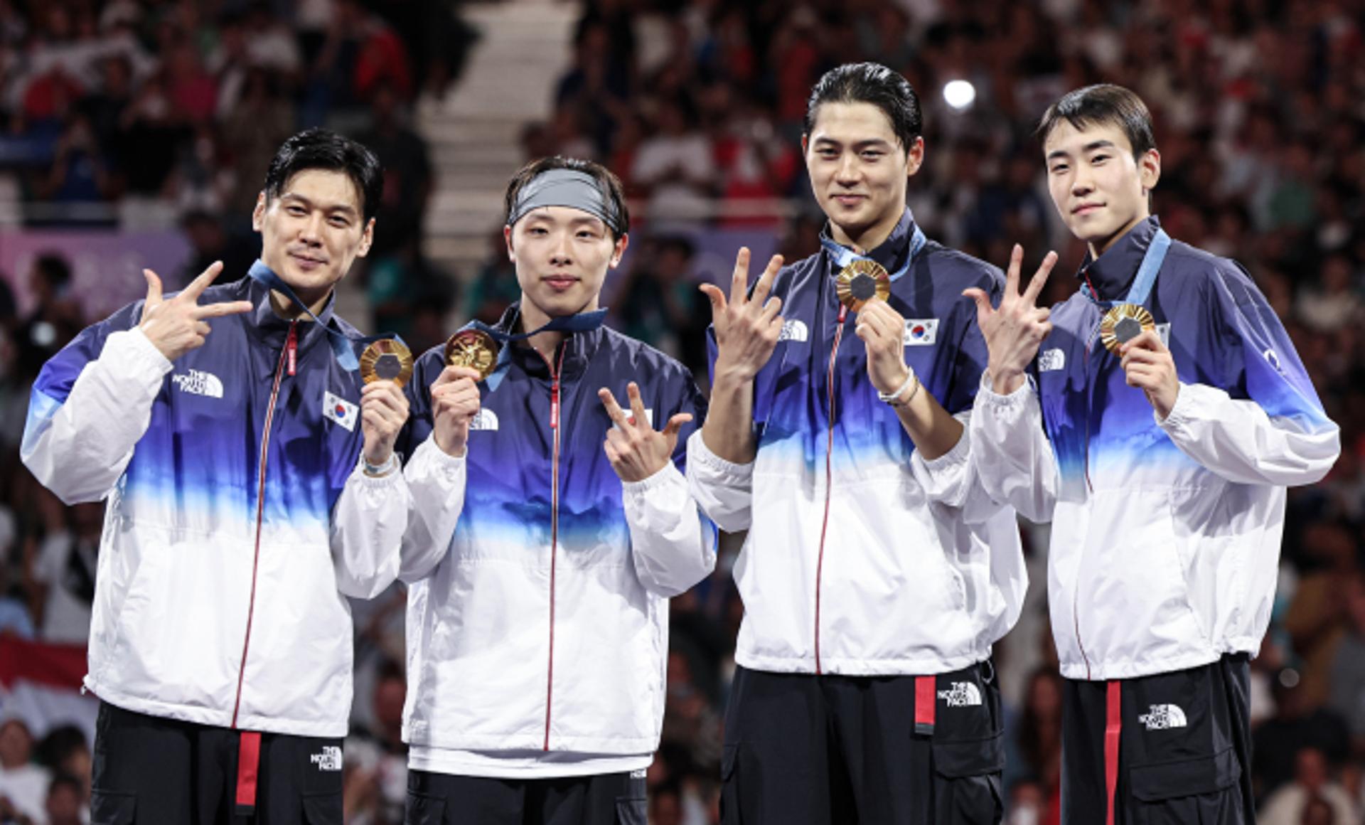 펜싱 남자 사브르 단체전 '3연패' 뒤엔 'SKT' 20년 후원 있었다