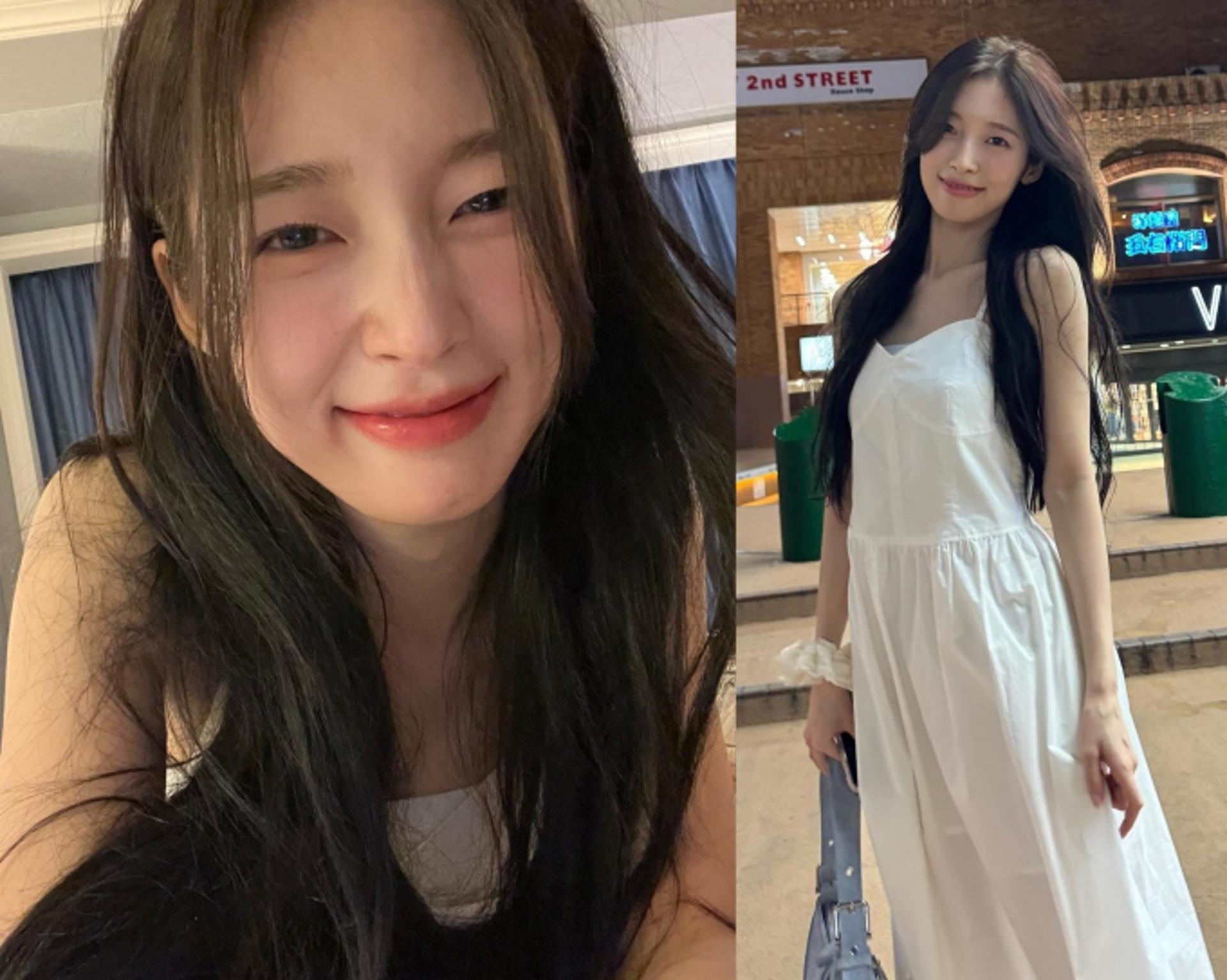 '예쁜 나이 25살' 오마이걸 아린, 긴 생머리+화이트 원피스…"청초함의 끝판왕"
