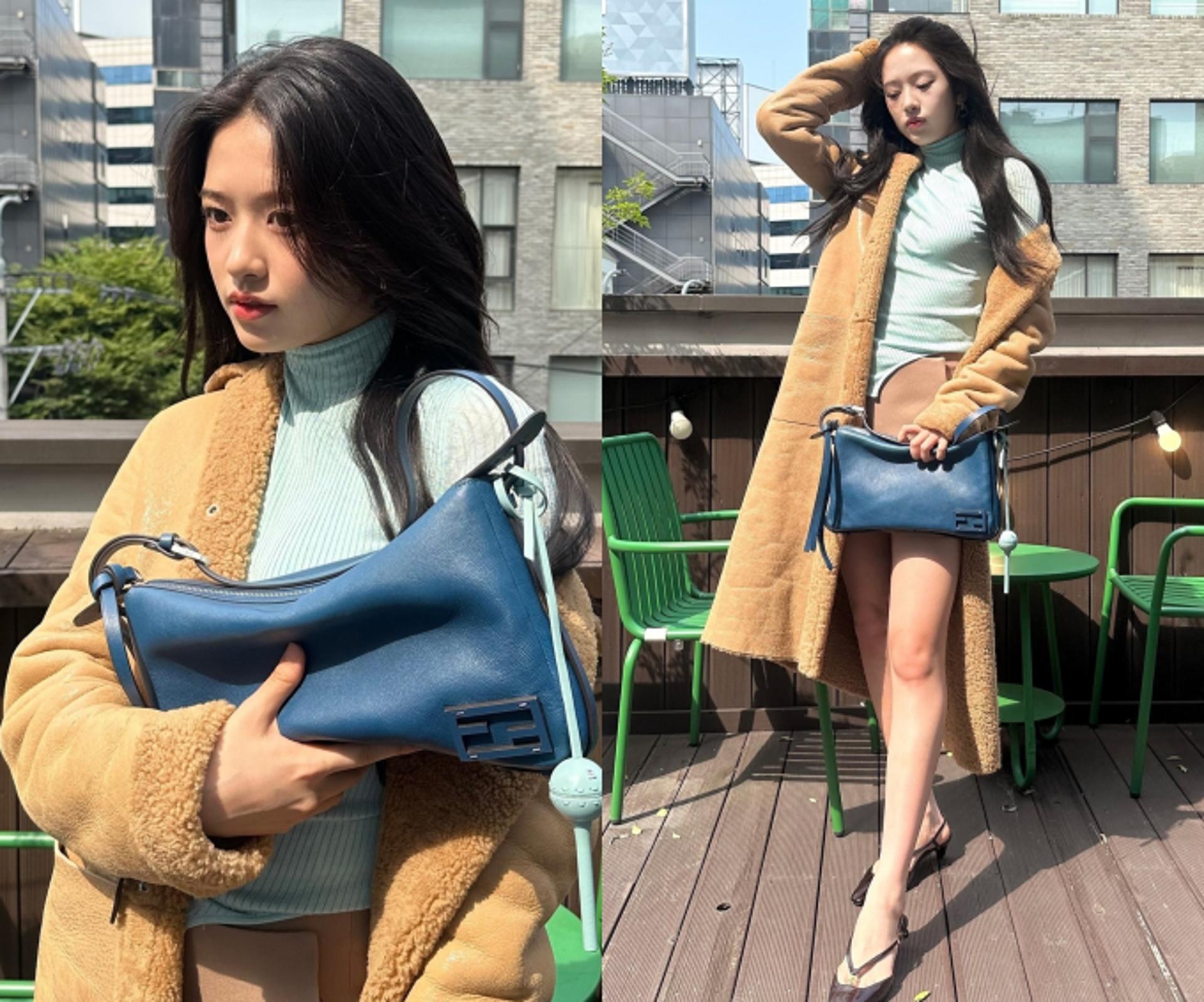 아이브 안유진, 좀 이른 가을룩…'자연광 아래 눈부신 미모'