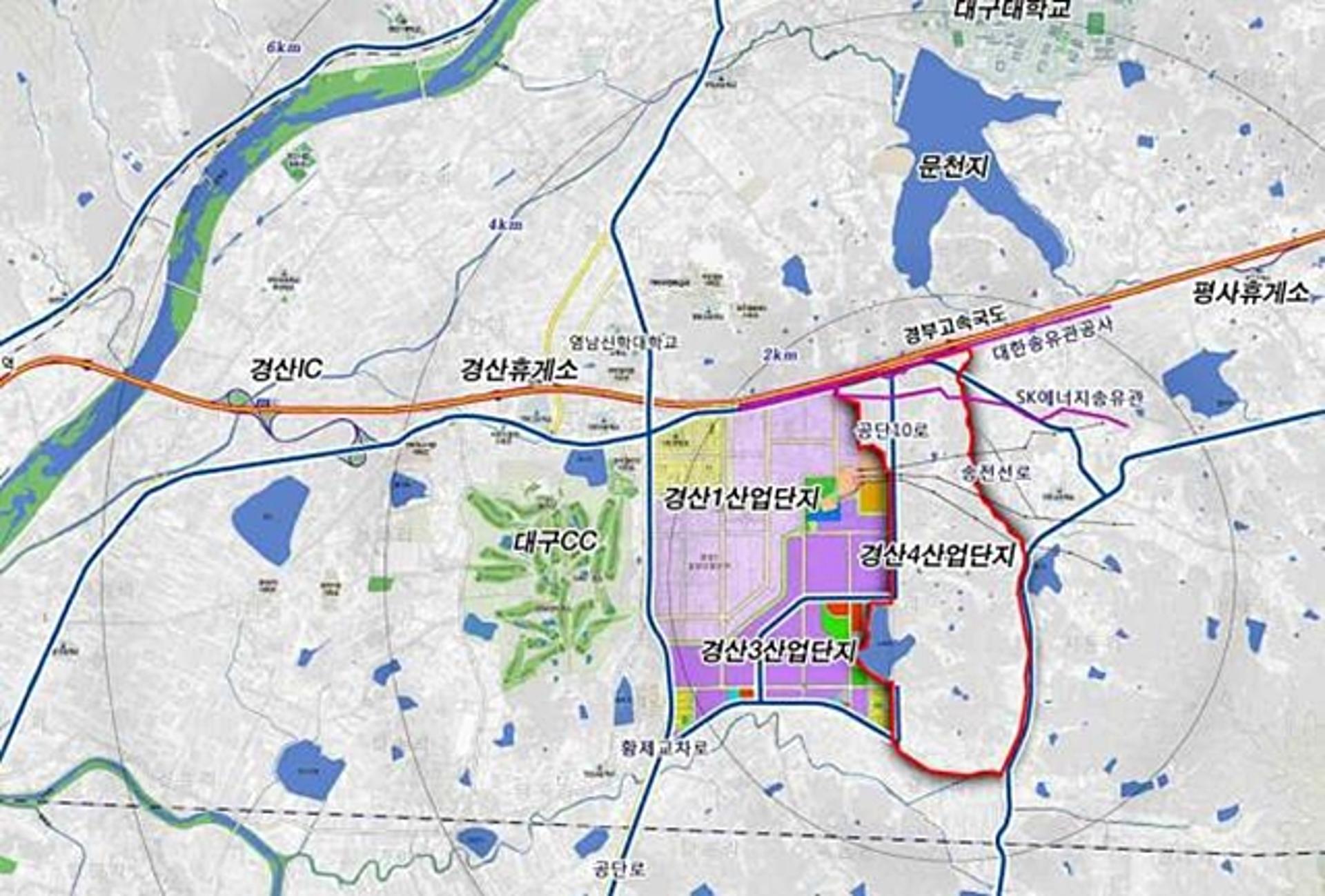 경산4산단 주택용지 '토지리턴제'로 공급