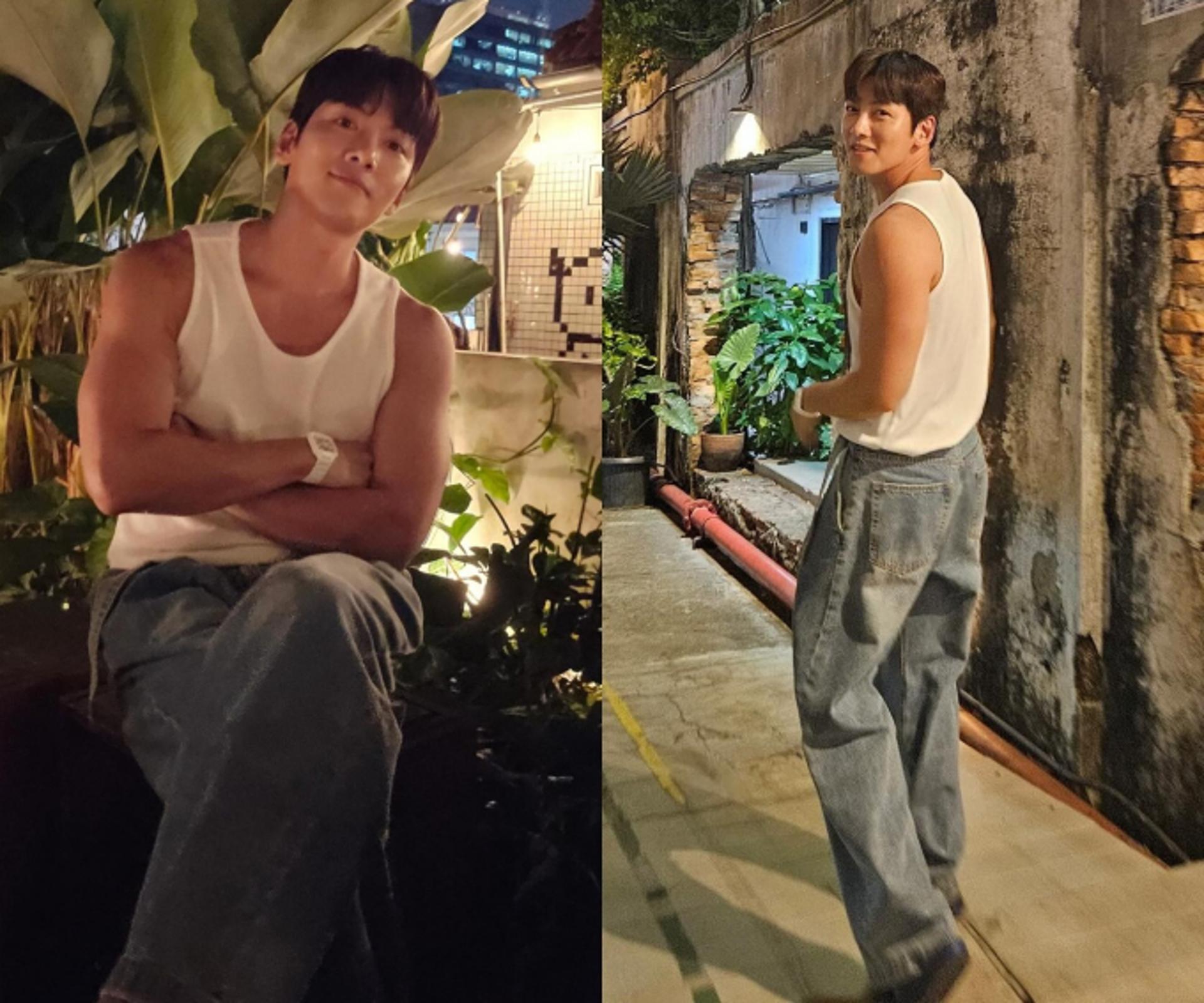 '우씨왕후' 지창욱, 근육질 팔뚝 돋보이는 민소매+청바지 패션