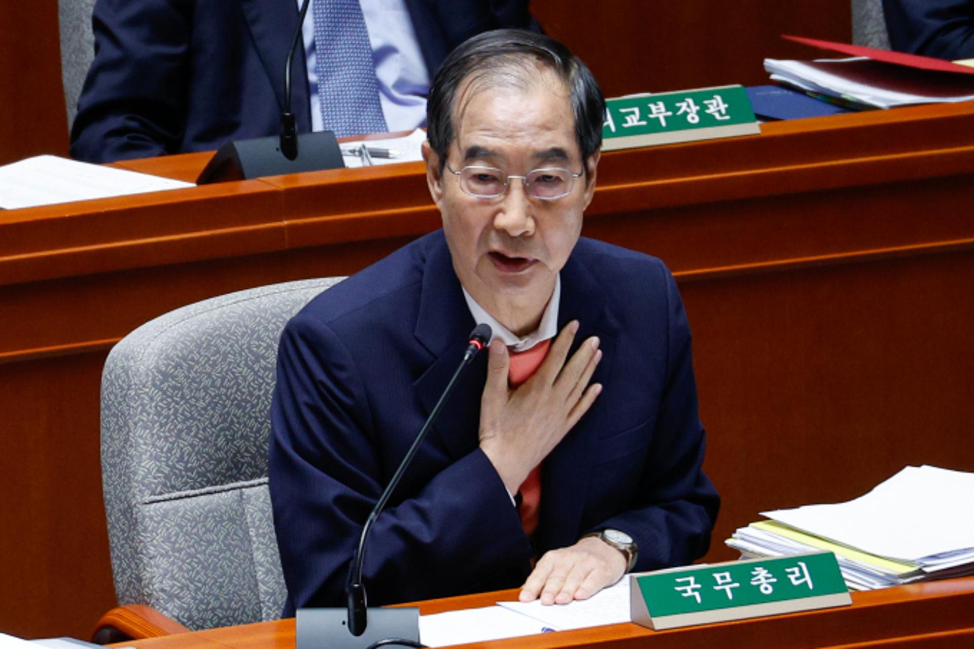 한 총리 "의료개혁 반드시 필요… 중증·의료·난치병 총력 다할 것"