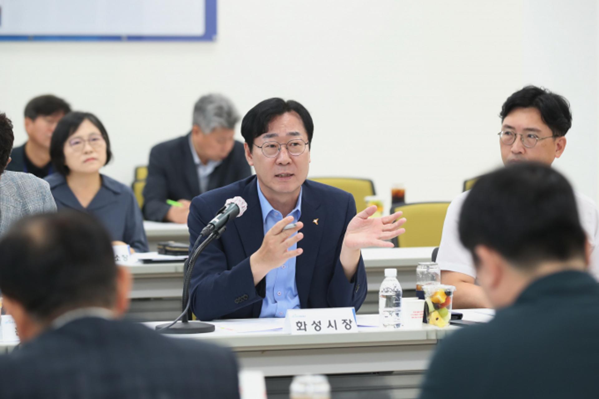 [동정] 정명근 화성시장, 동탄2신도시 전기차 안전대책 논의