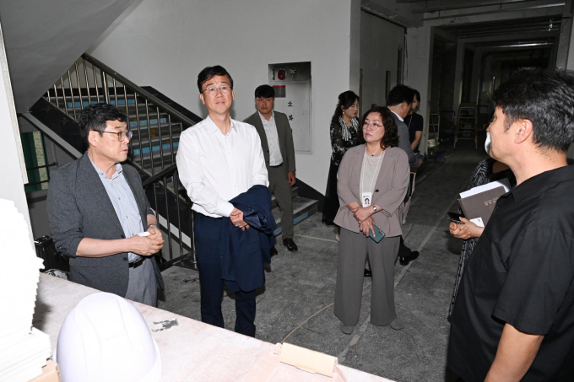 [동정] 이민근 안산시장, 원곡중 화재 현장 방문