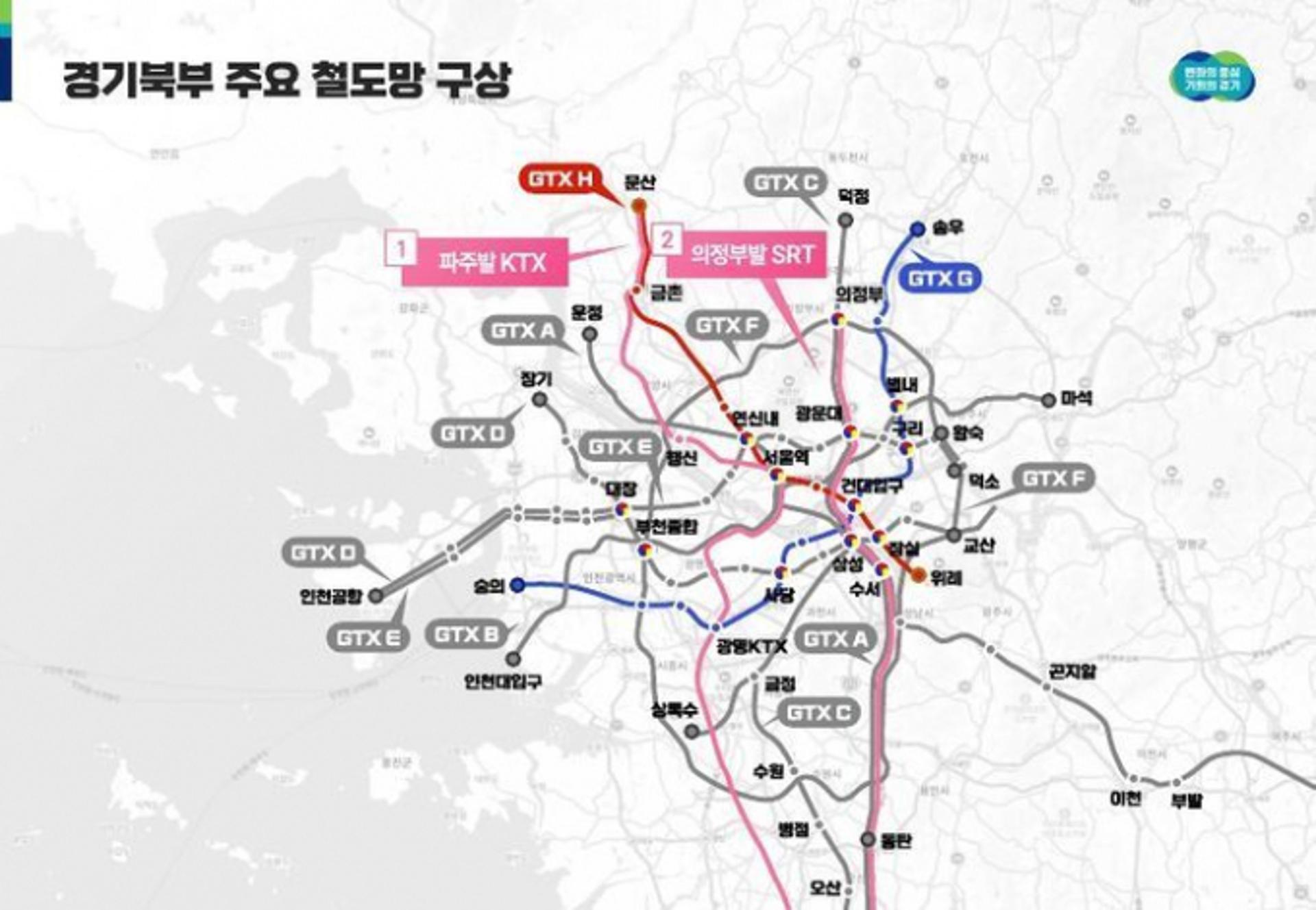 파주발KTX-의정부발SRT 2027년 시행… 경기 북부 시대 '성큼'