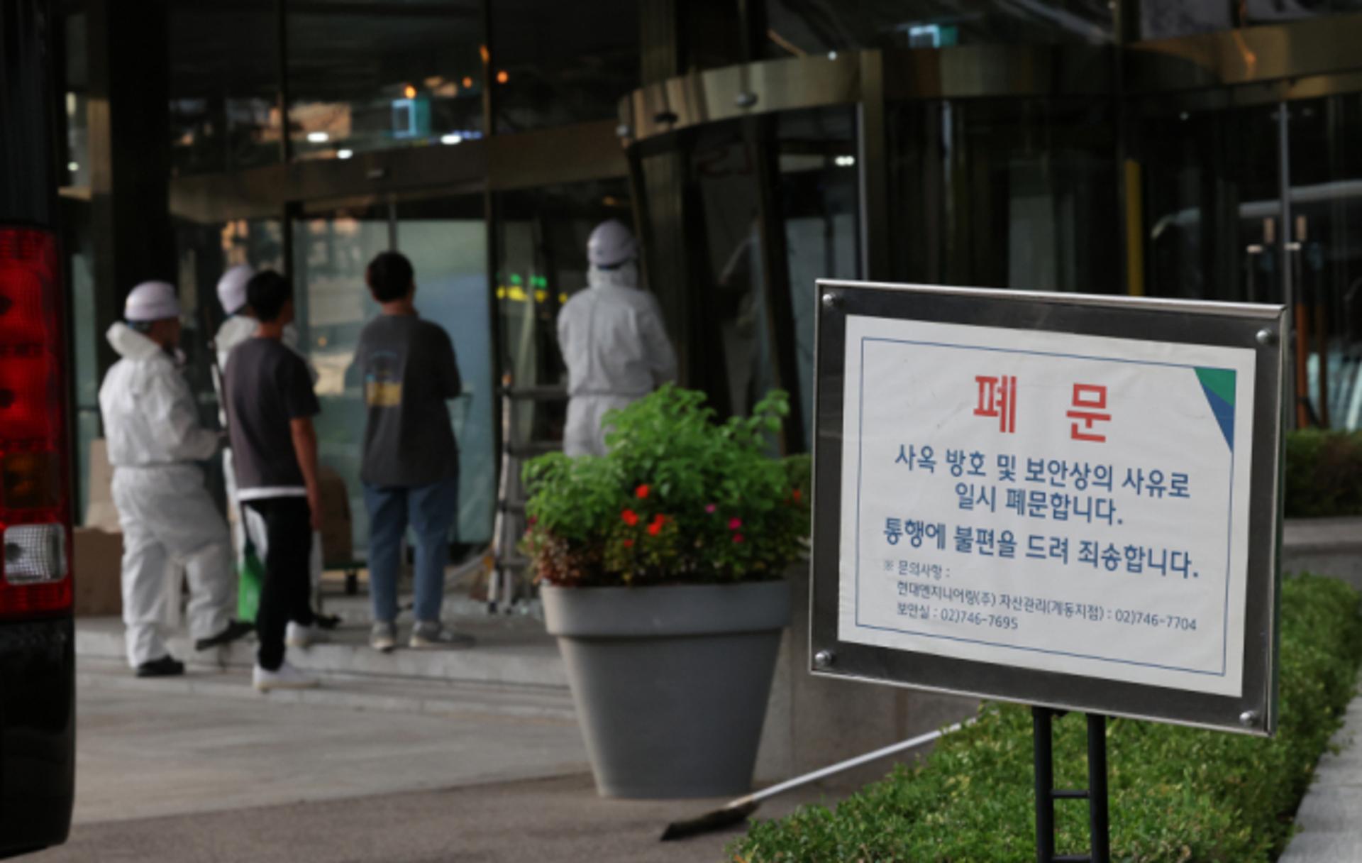 [단독] 현대건설, 정문 충돌 사고 낸 조합원 처벌불원