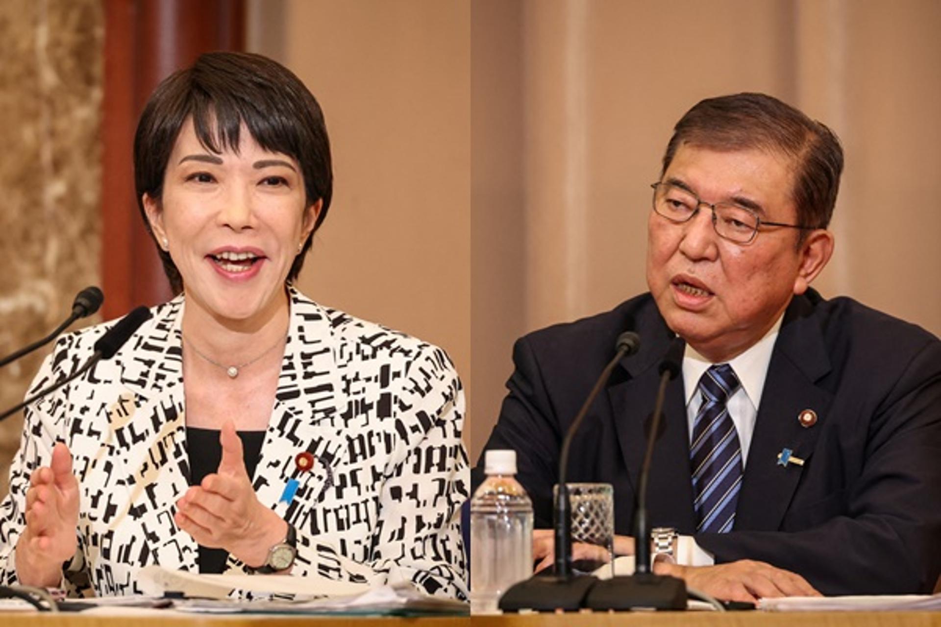 일본 총재선거, 1차 투표서 다카이치·이시바 결선 진출