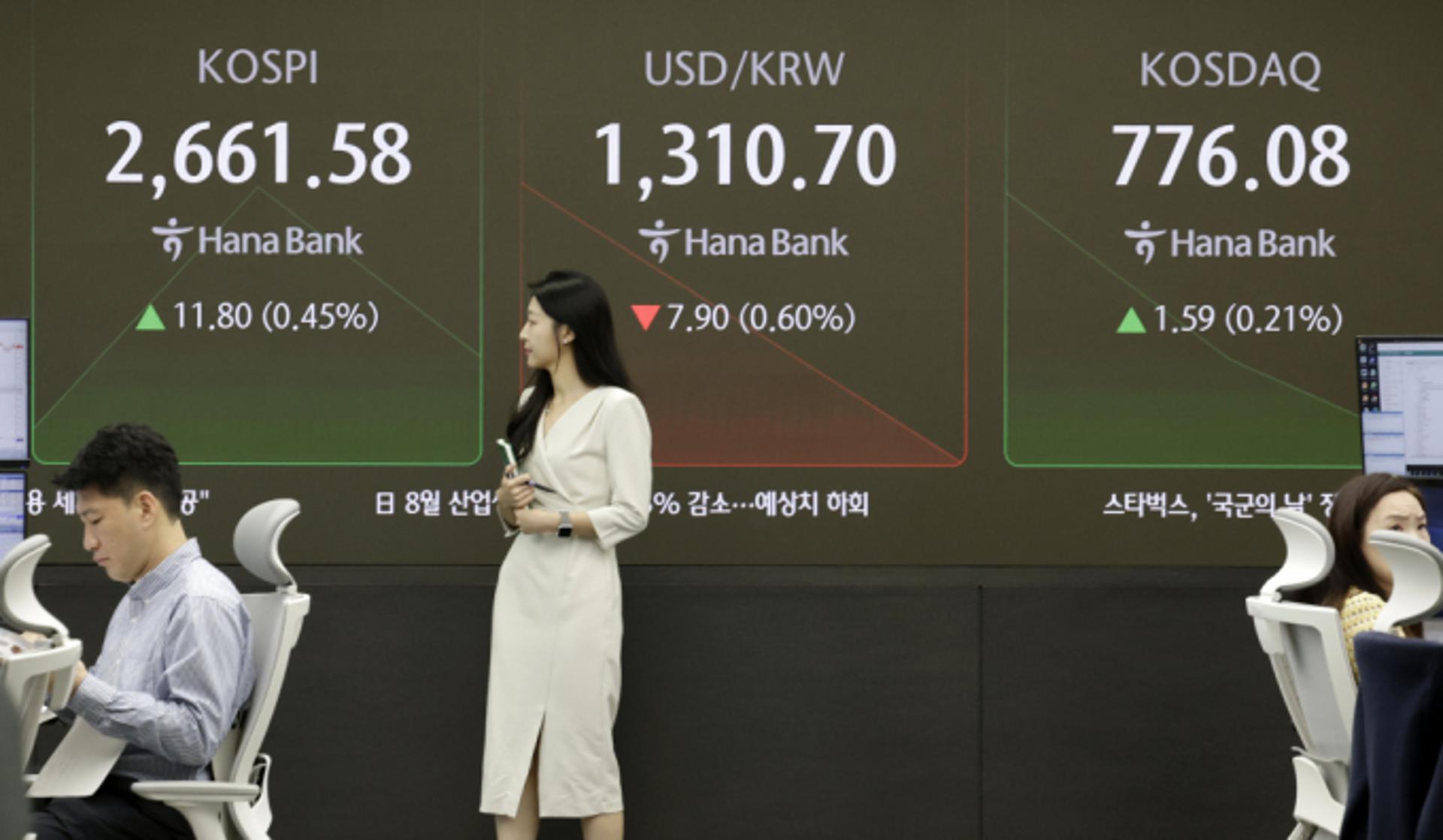 코스피, 장 초반 2600선 하락세… 삼성전자·SK하이닉스↓