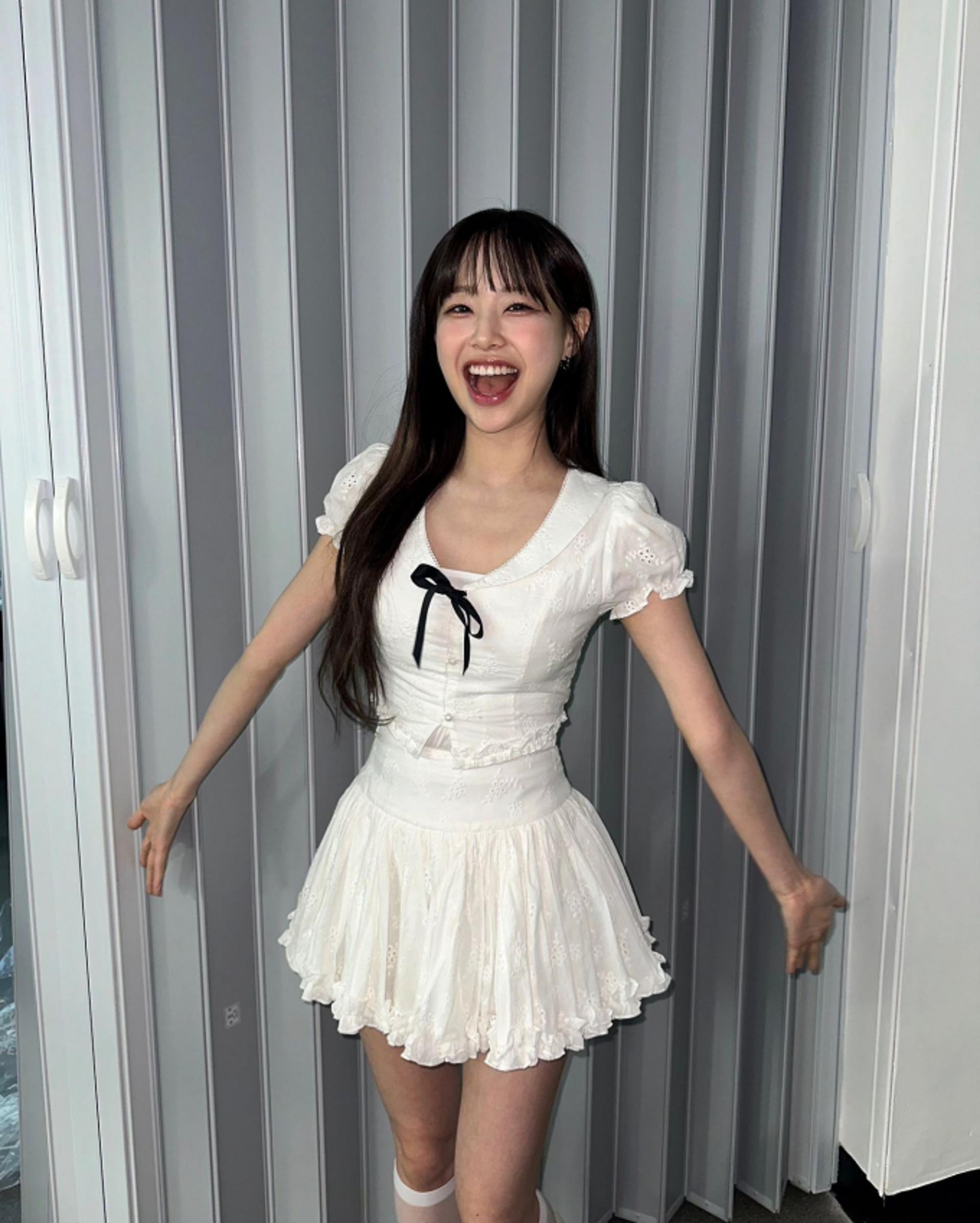 가수 츄, 베이글 매력! 러블리 화이트룩
