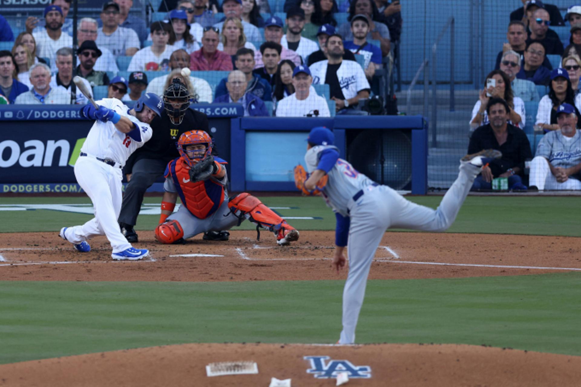 '3안타' NYM, 9년만에 NLCS 복귀전서 완패… LAD 9-0 완승