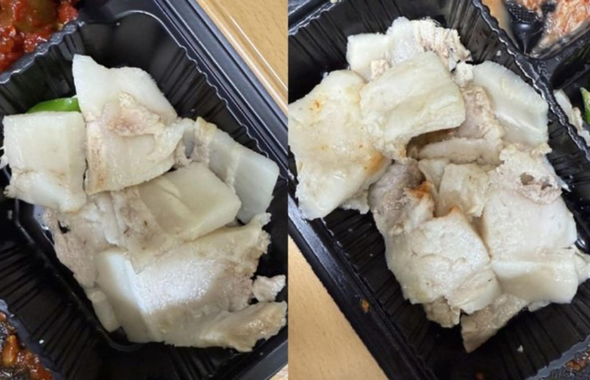 "불판 닦는 고기 아냐?"… '하얀 비계'만 가득한 배달 보쌈 논란