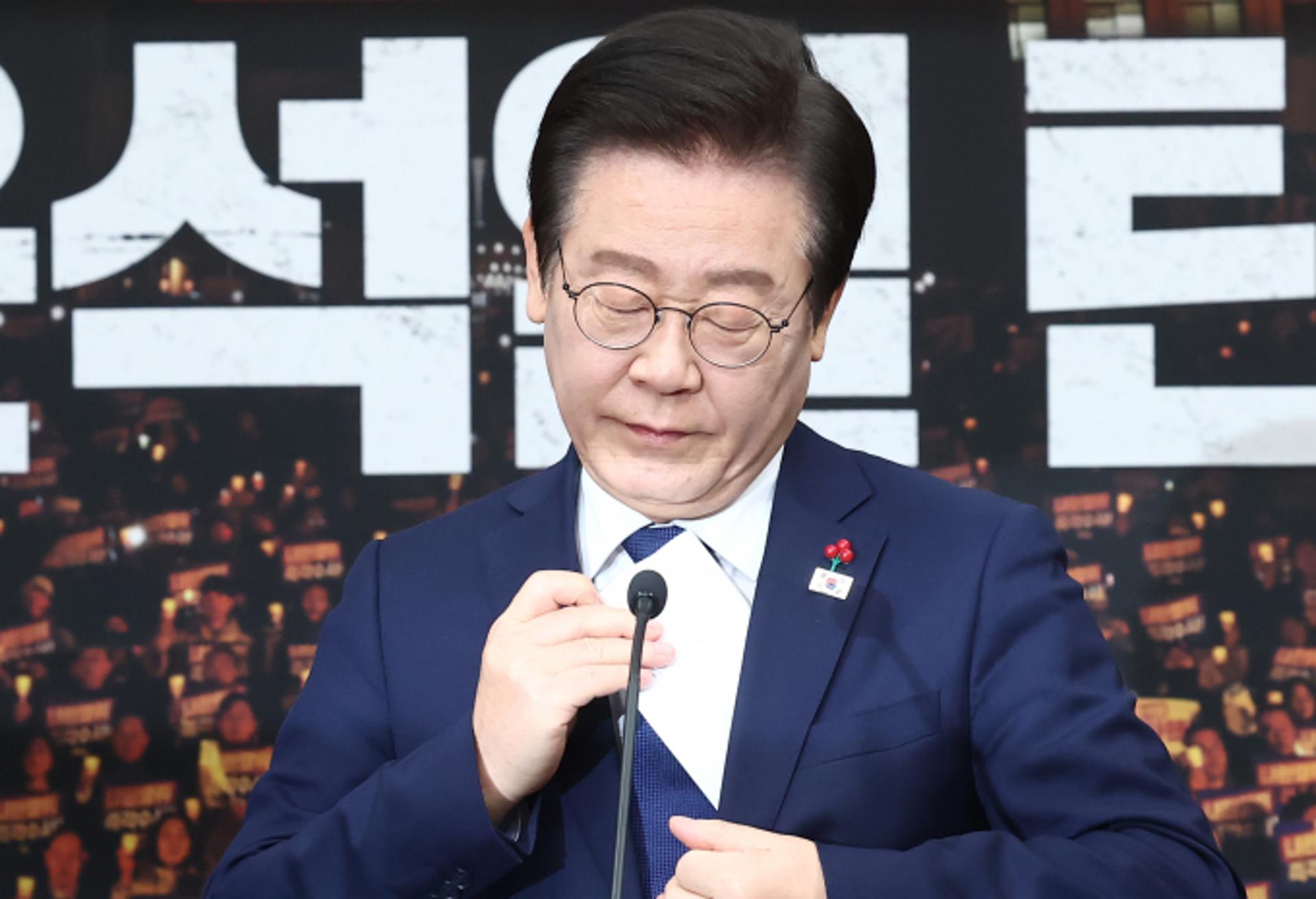 이재명 "윤 대통령 탄핵안 내일 표결할 듯… 상황 변화 별로 없어"
