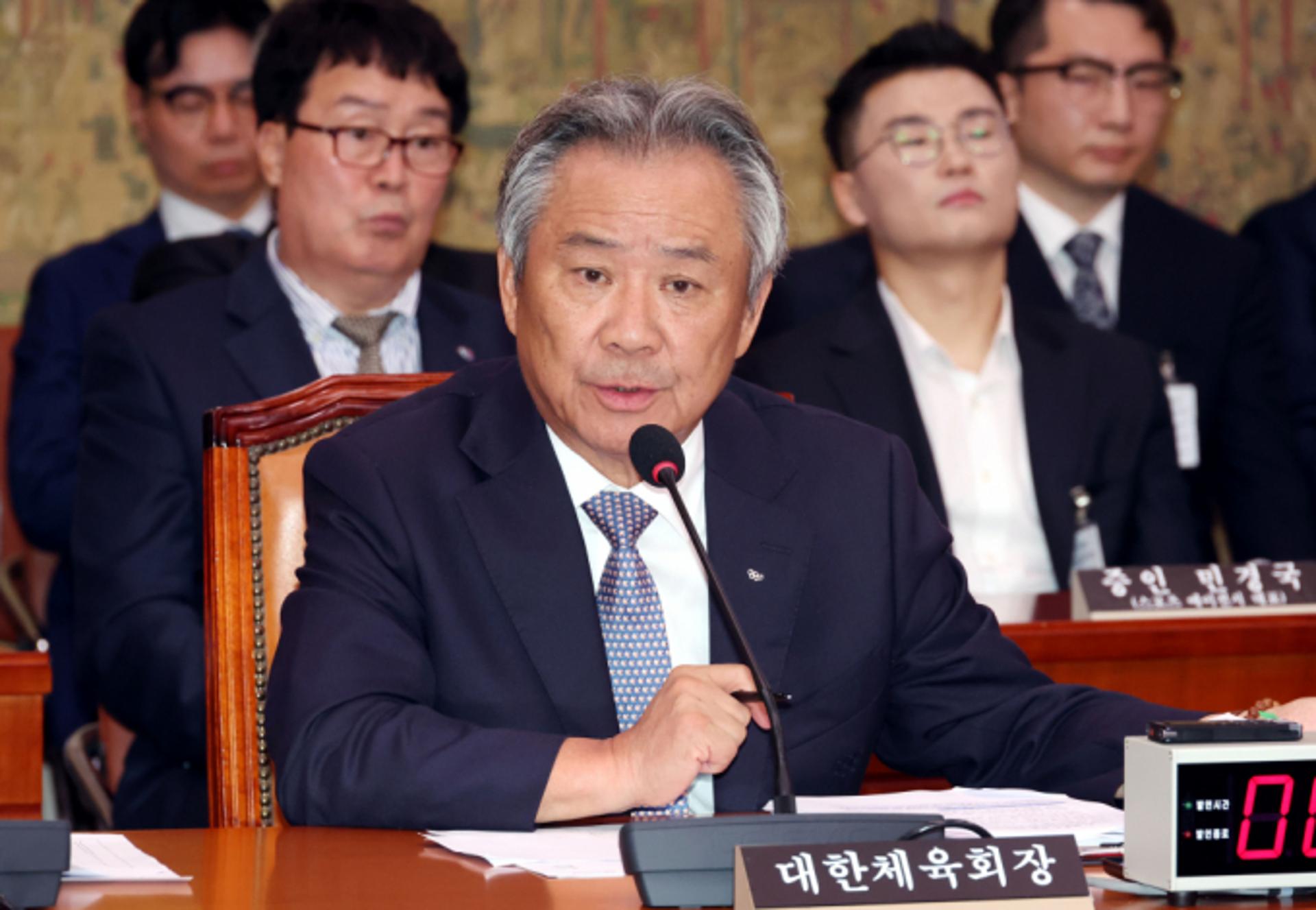 '패소' 이기흥 체육회장 즉시 항고 "명확한 판단 받을 것"