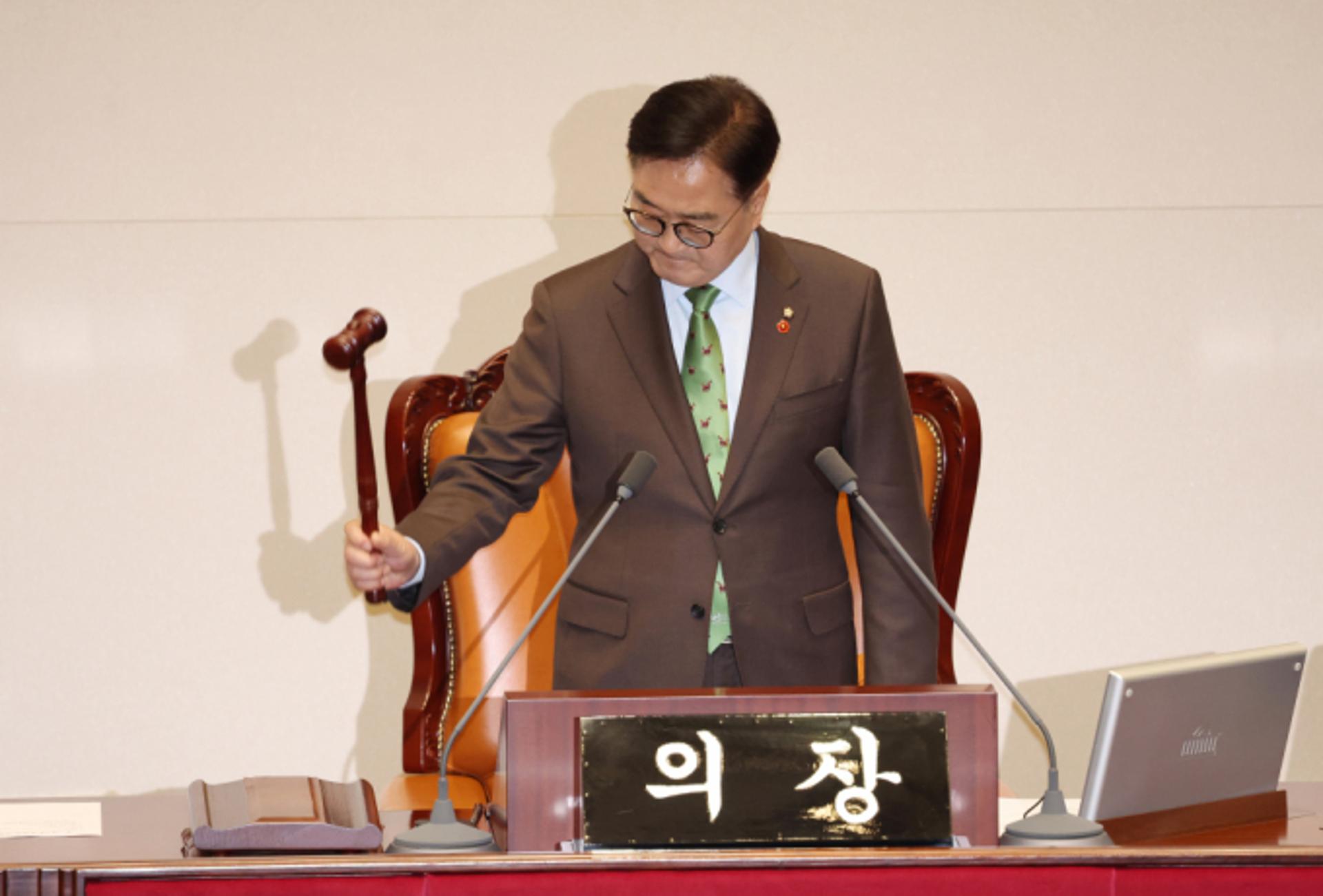 [윤대통령 탄핵가결] 우원식 "헌법재판관 임명 서두를 것"