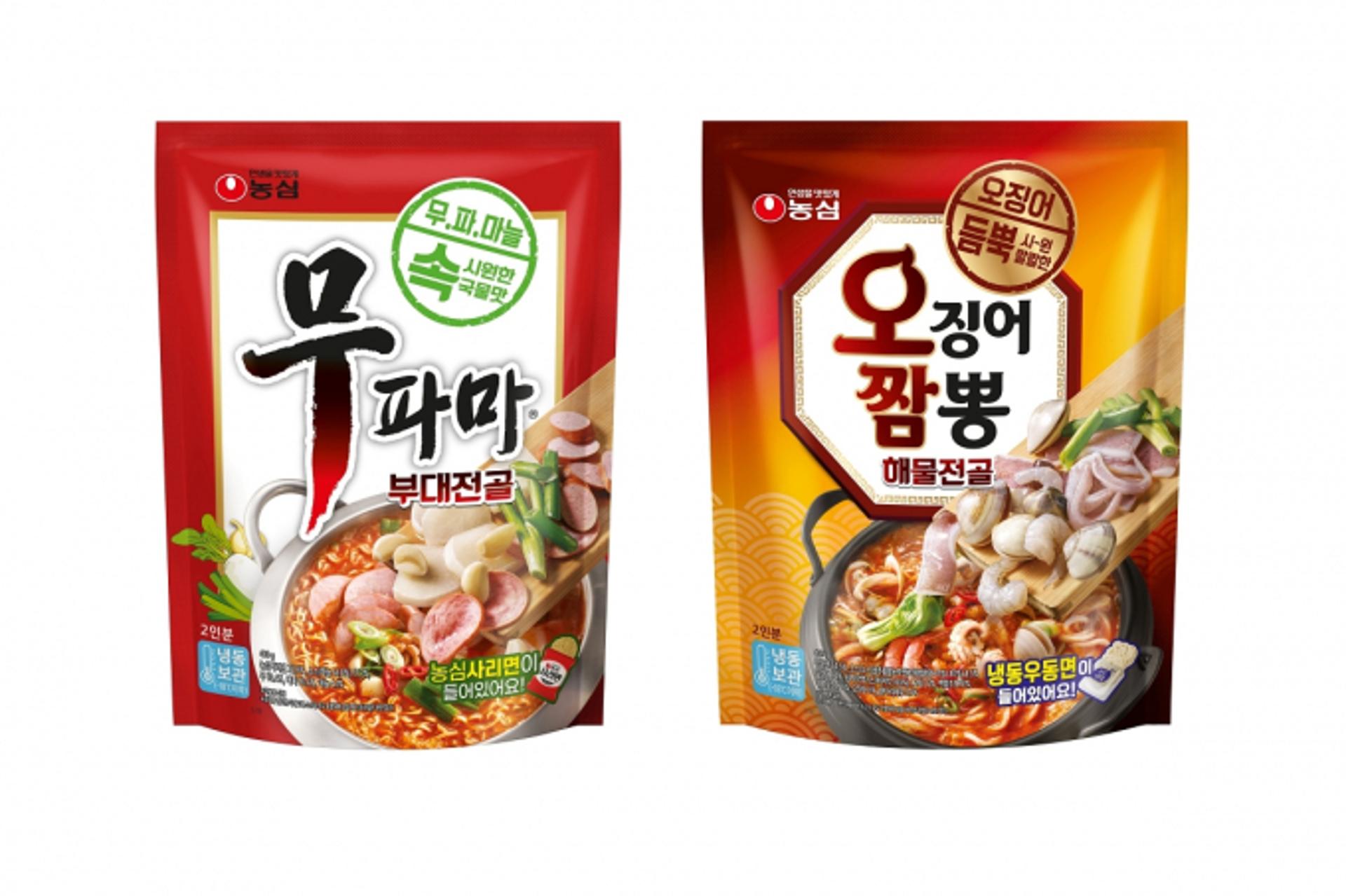 무파마·오징어짬뽕이 전골요리로… 농심, 냉동 밀키트 2종 출시