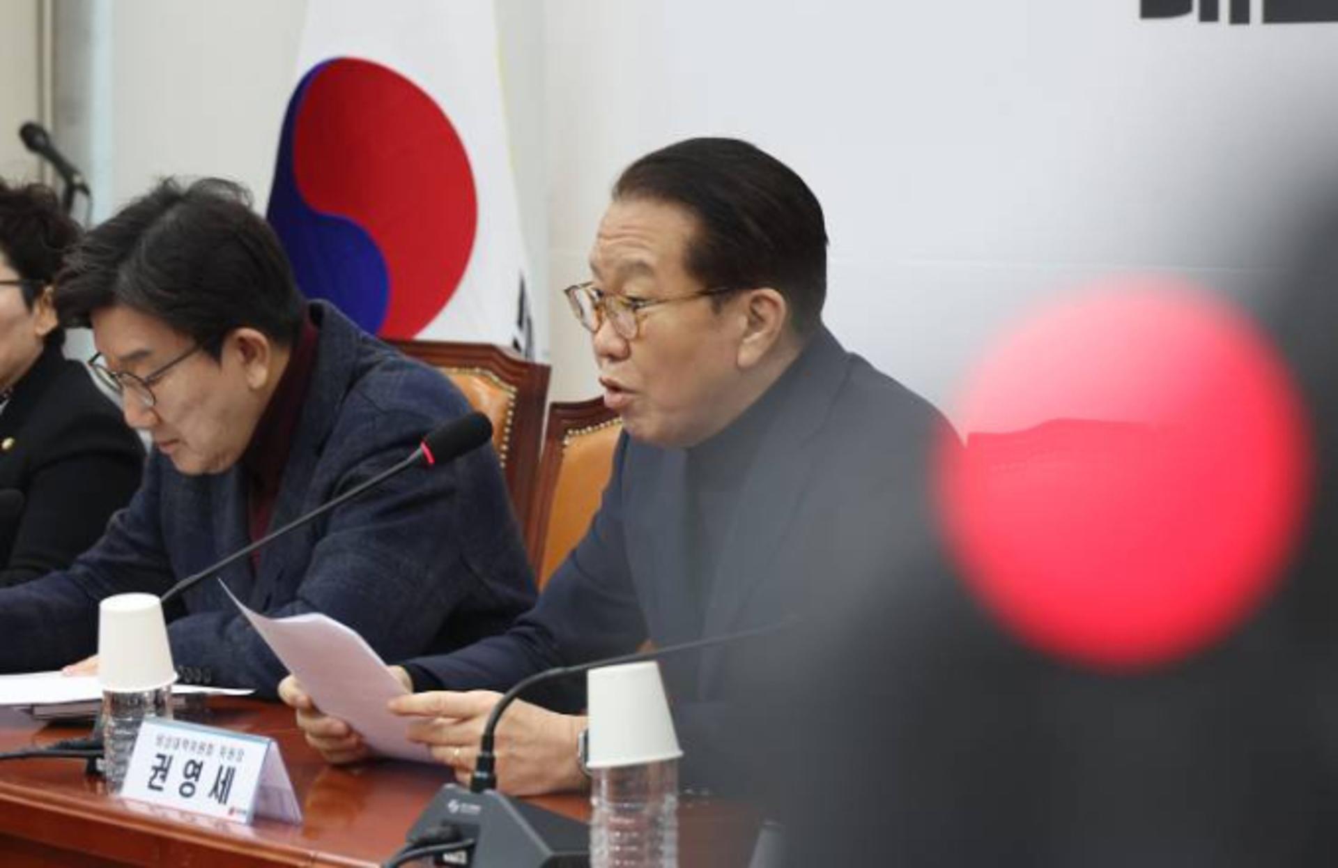 권영세 "尹 구속 참담… 이재명도 똑같은 잣대 적용돼야"