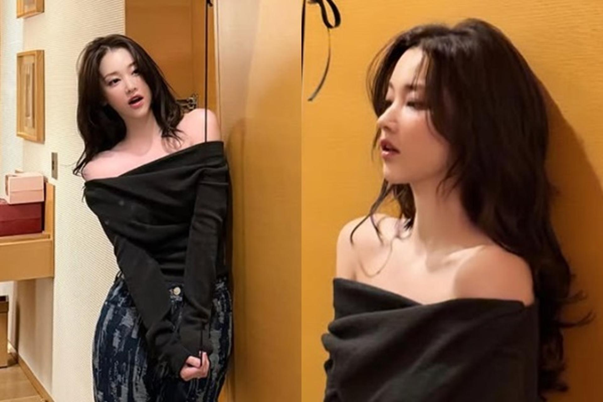 올블랙 섹시美… 전종서, 아찔한 쇄골+황금 골반 '대박'