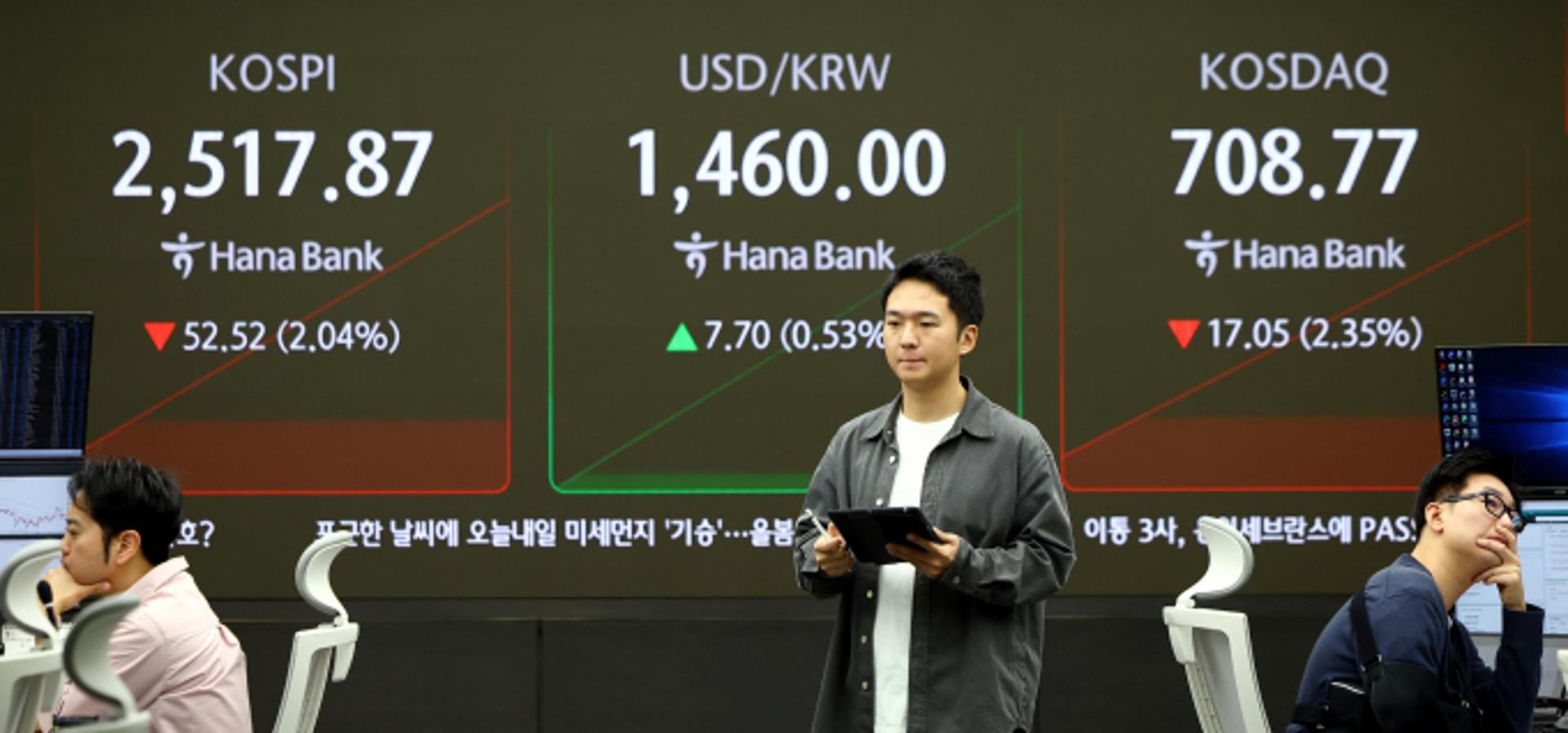 코스피, 개인 매수에 2540선 회복…  코스닥은 0.6% 하락
