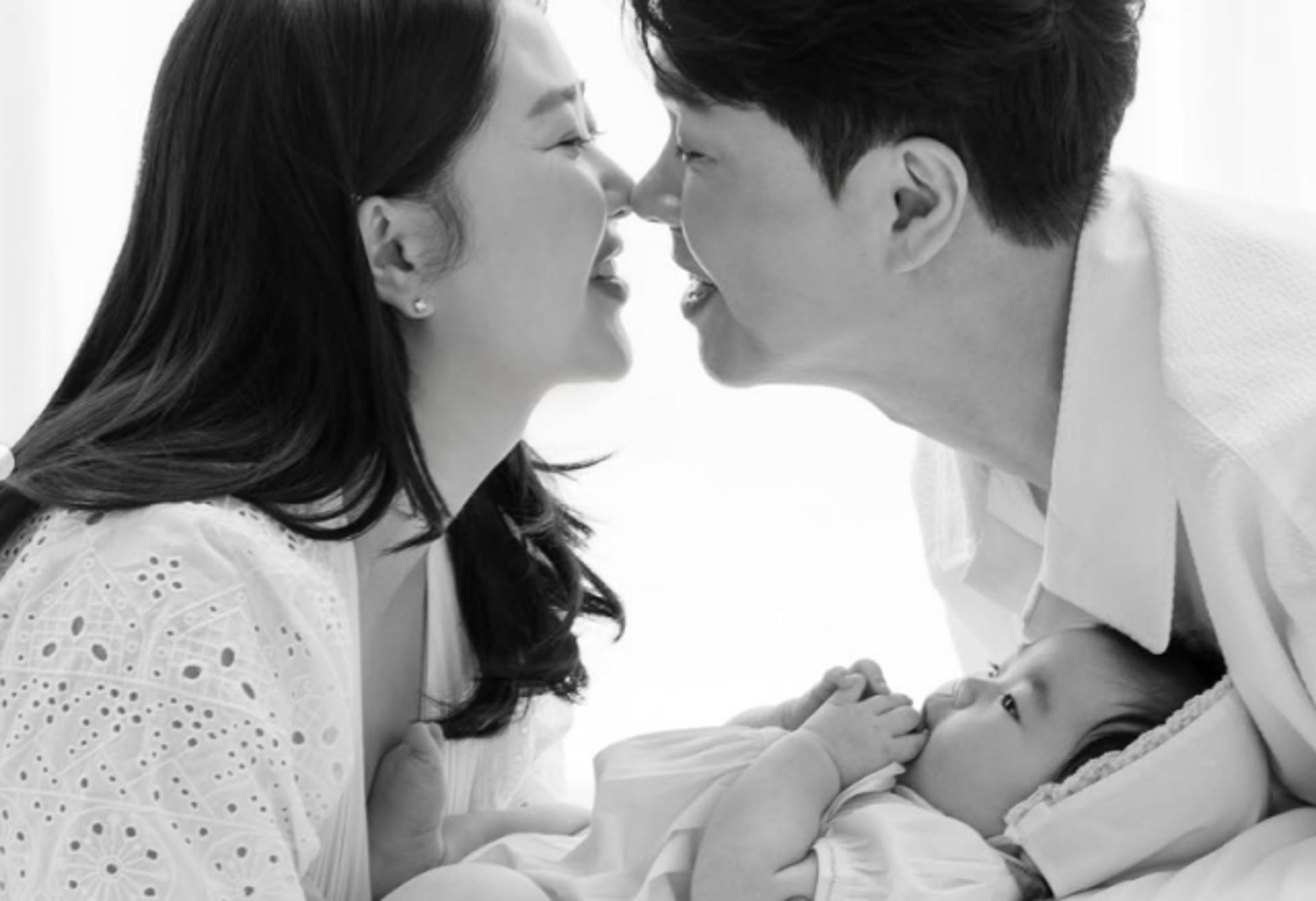 박수홍♥김다예, 딸 벌써 100일?… 완성형 미모 '깜찍'