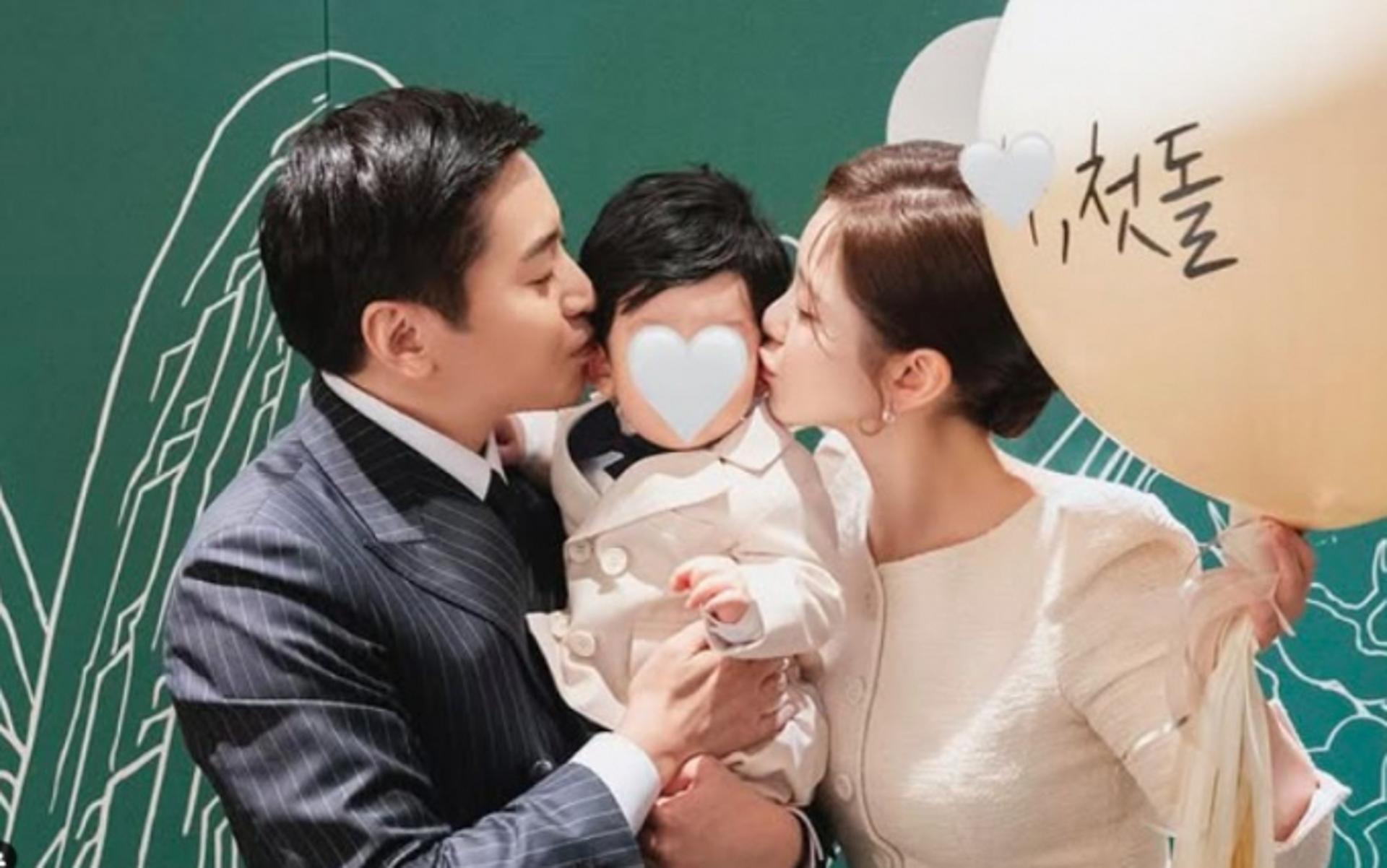 "건강하게 키울 것"… 에릭♥나혜미 득남, 두아이 부모됐다
