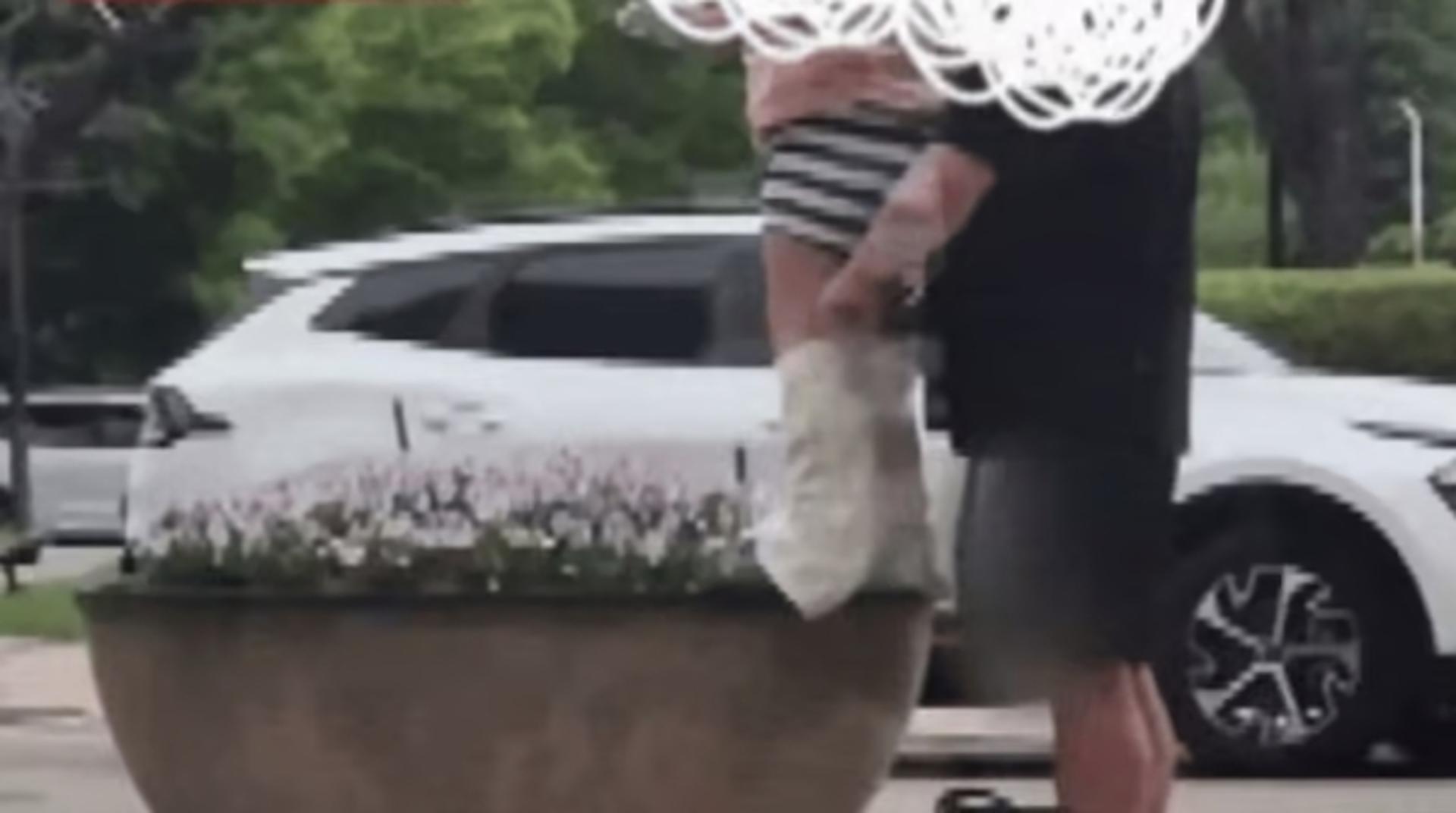 호텔 앞 화분에 아이 노상 방뇨시킨 아빠… "한국인이었다"