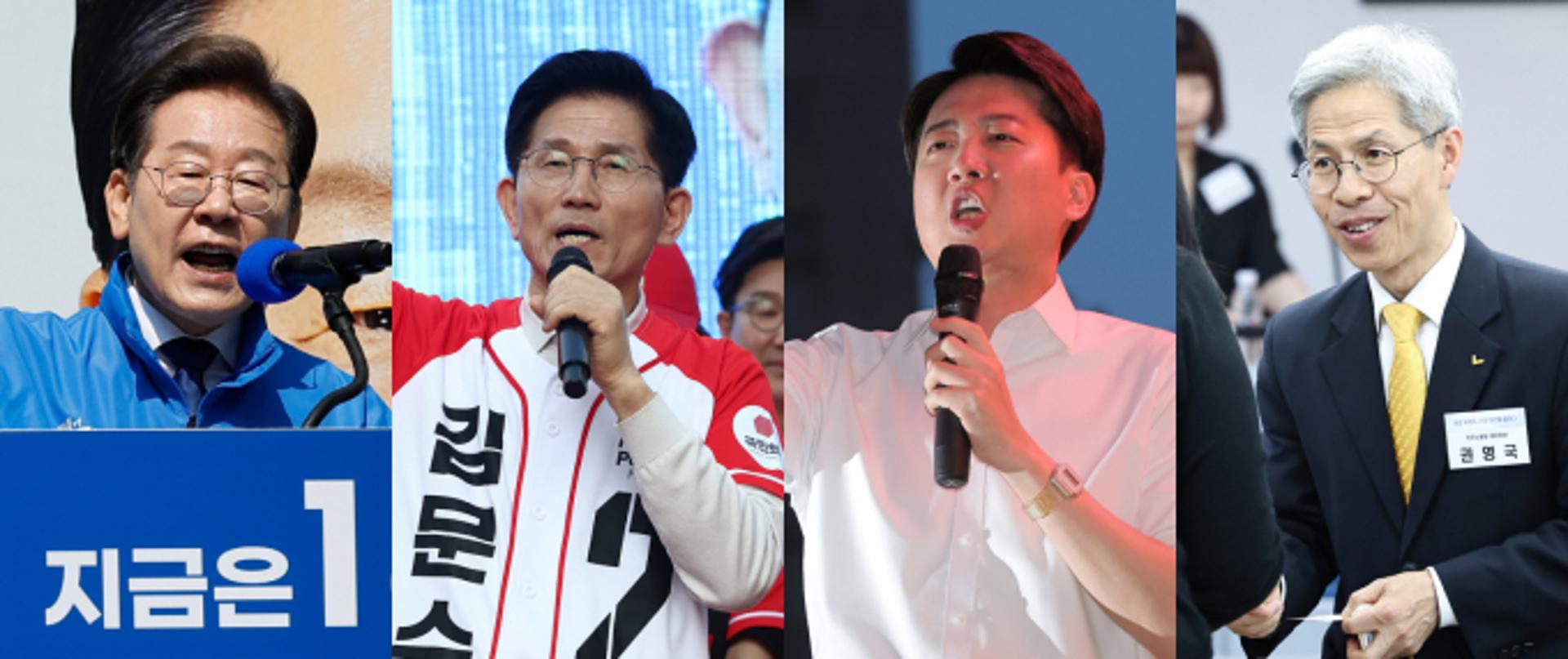 내일 밤 첫 TV토론…'경제' 놓고 이재명-김문수-이준석-권영국 4자 격돌