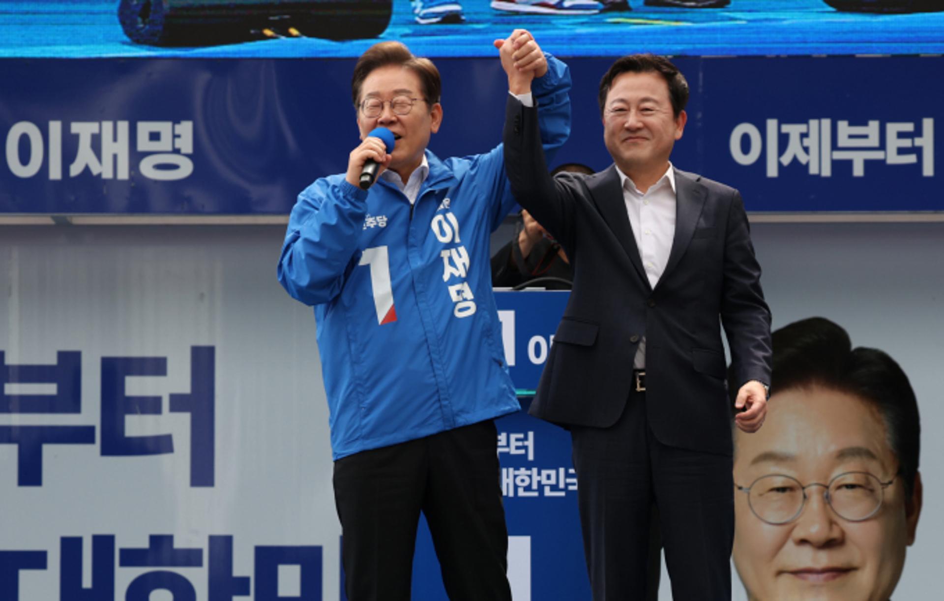 '국힘 출신' 김용남, 이재명 지지 선언…"DJ 못다한 꿈 이룰 사람"