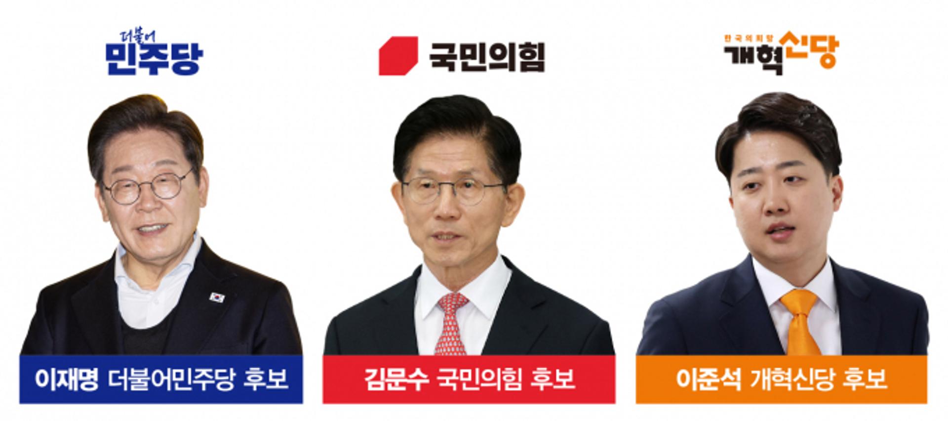 이재명, 다자·양자 모두 김문수에 10%p 넘게 앞서… 중도, 과반 '지지'