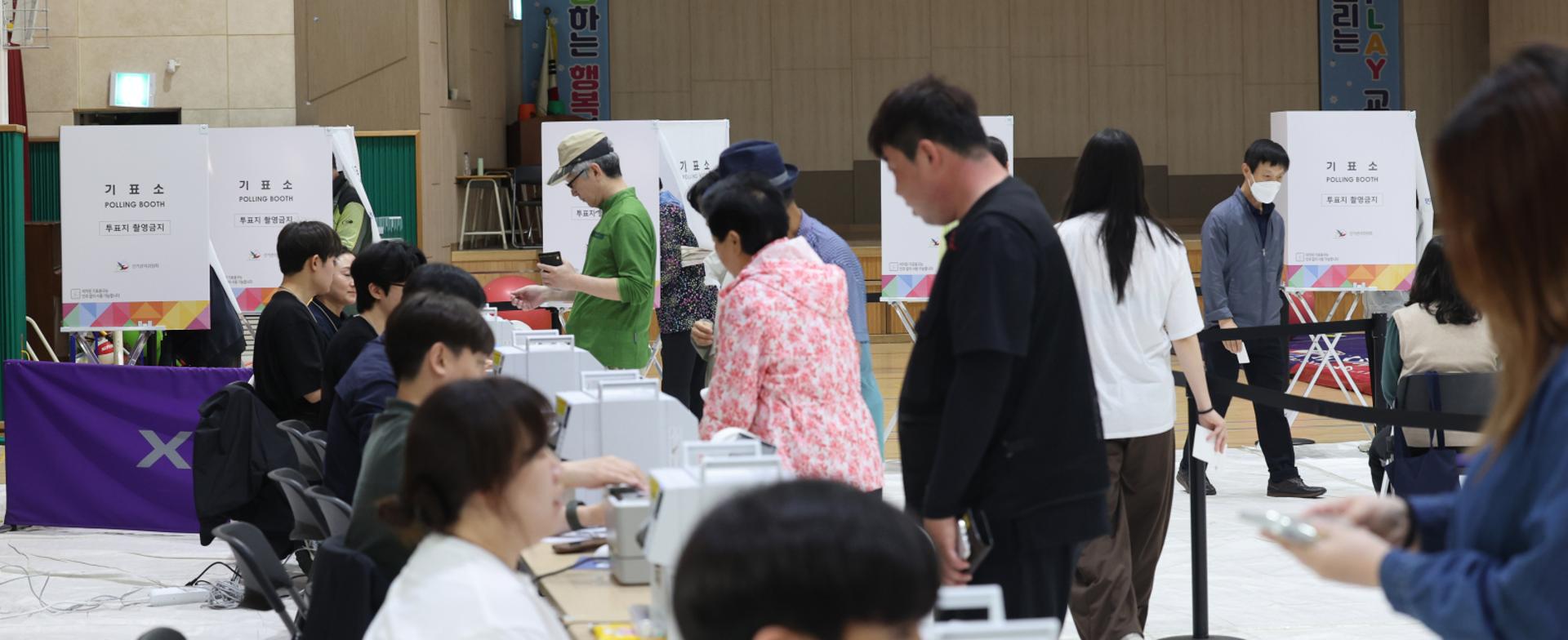 사전투표 둘째날 오전 11시 투표율 23.33%… 전남 43.04% '최고'