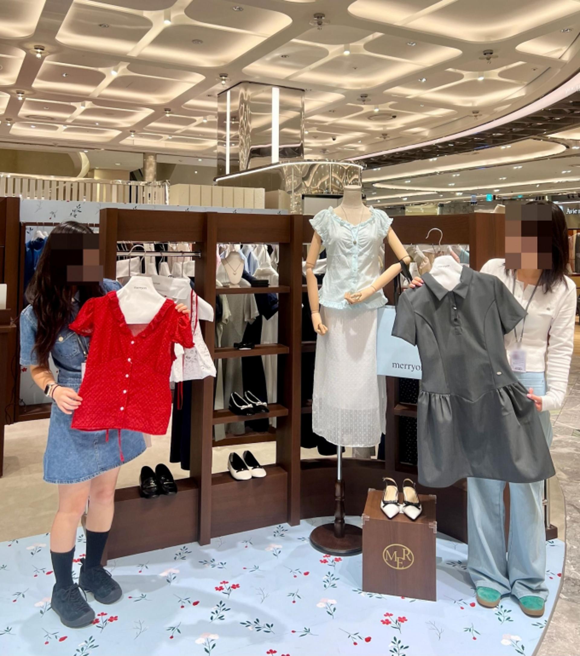 [머니S포토] 신세계센텀시티, 20~30대 의류 브랜드 '메리온' 선봬