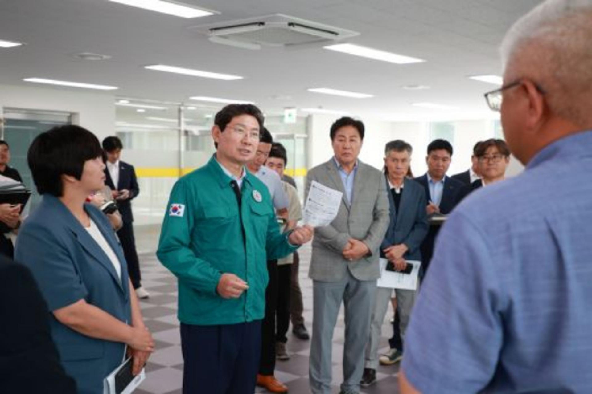 이상일, 건설현장 3곳 현장점검 "시민불편 없도록 개선"
