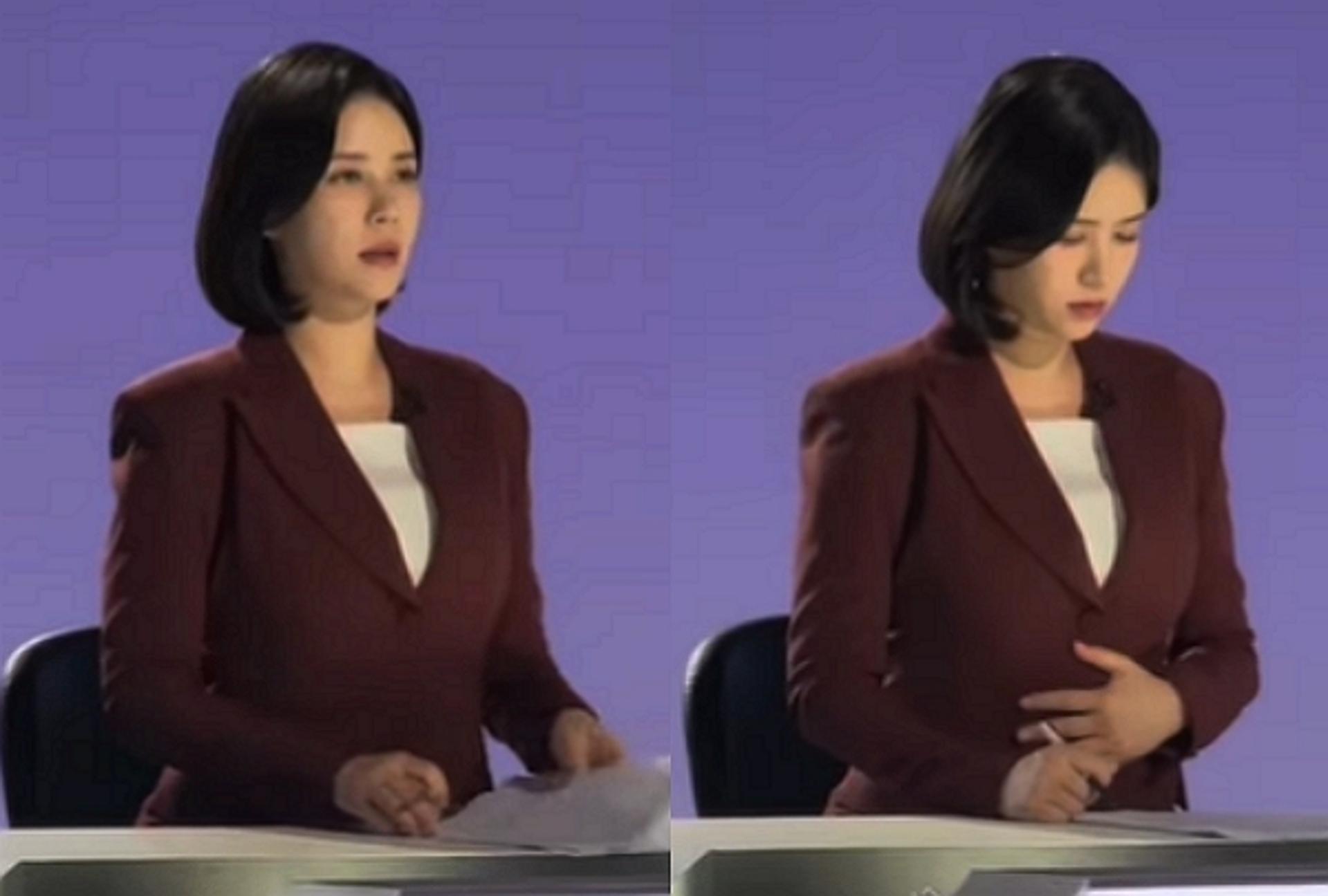 "배부른 앵커 낯설겠지만"… '뉴스룸' 한민용, 깜짝 임신 고백
