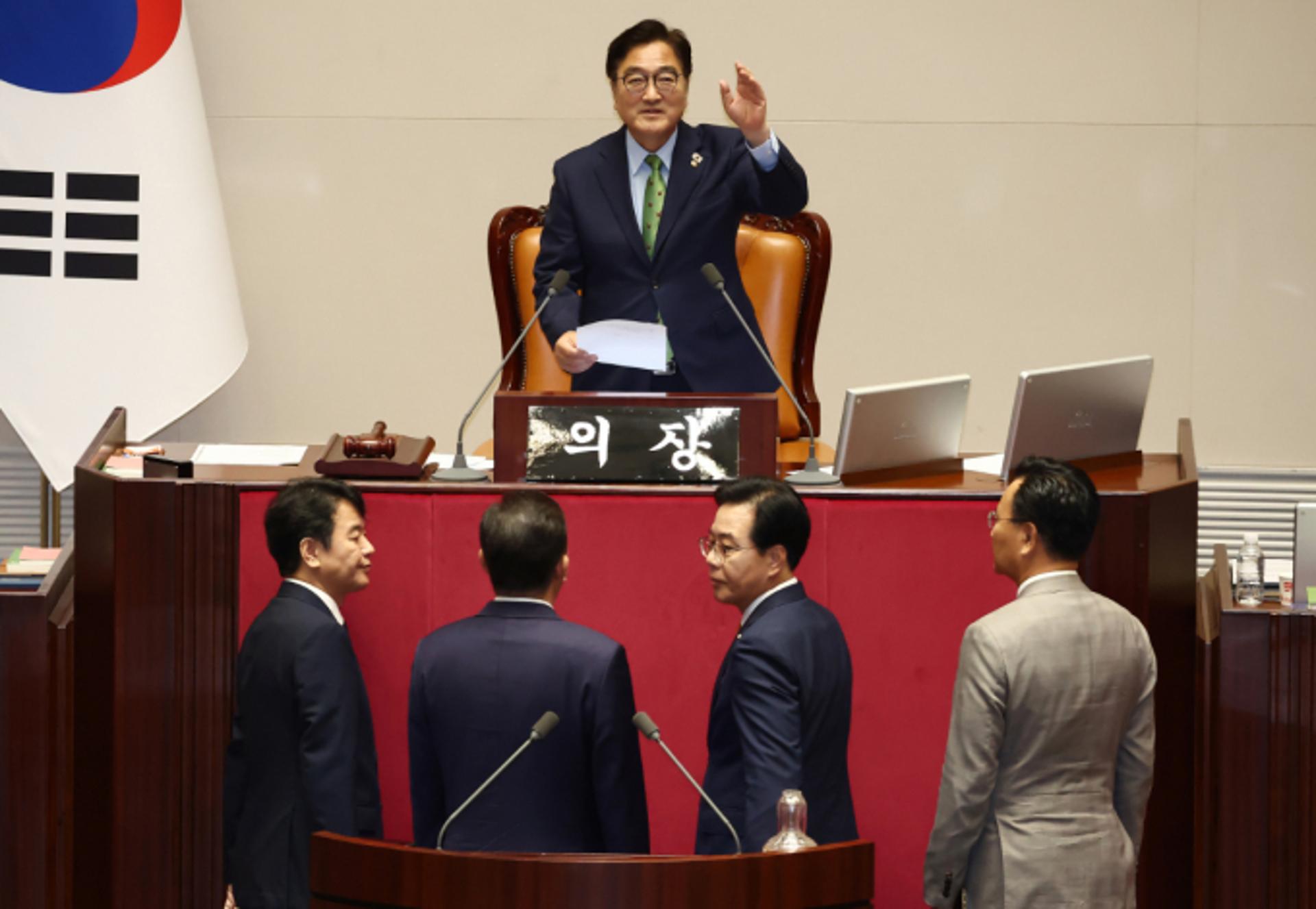 우의장 "늦어도 7월3일 김민석 인준안 표결… 여야 합의 서둘러라"