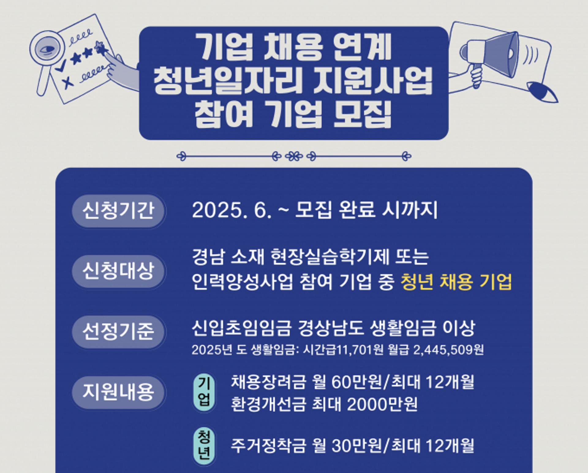 [오늘 경남] 청년채용 기업에 최대 7400만원 지원