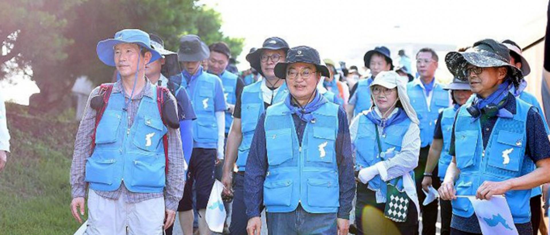 김동연 "통일걷기, 평화·생태 생각하는 계기 될 것"