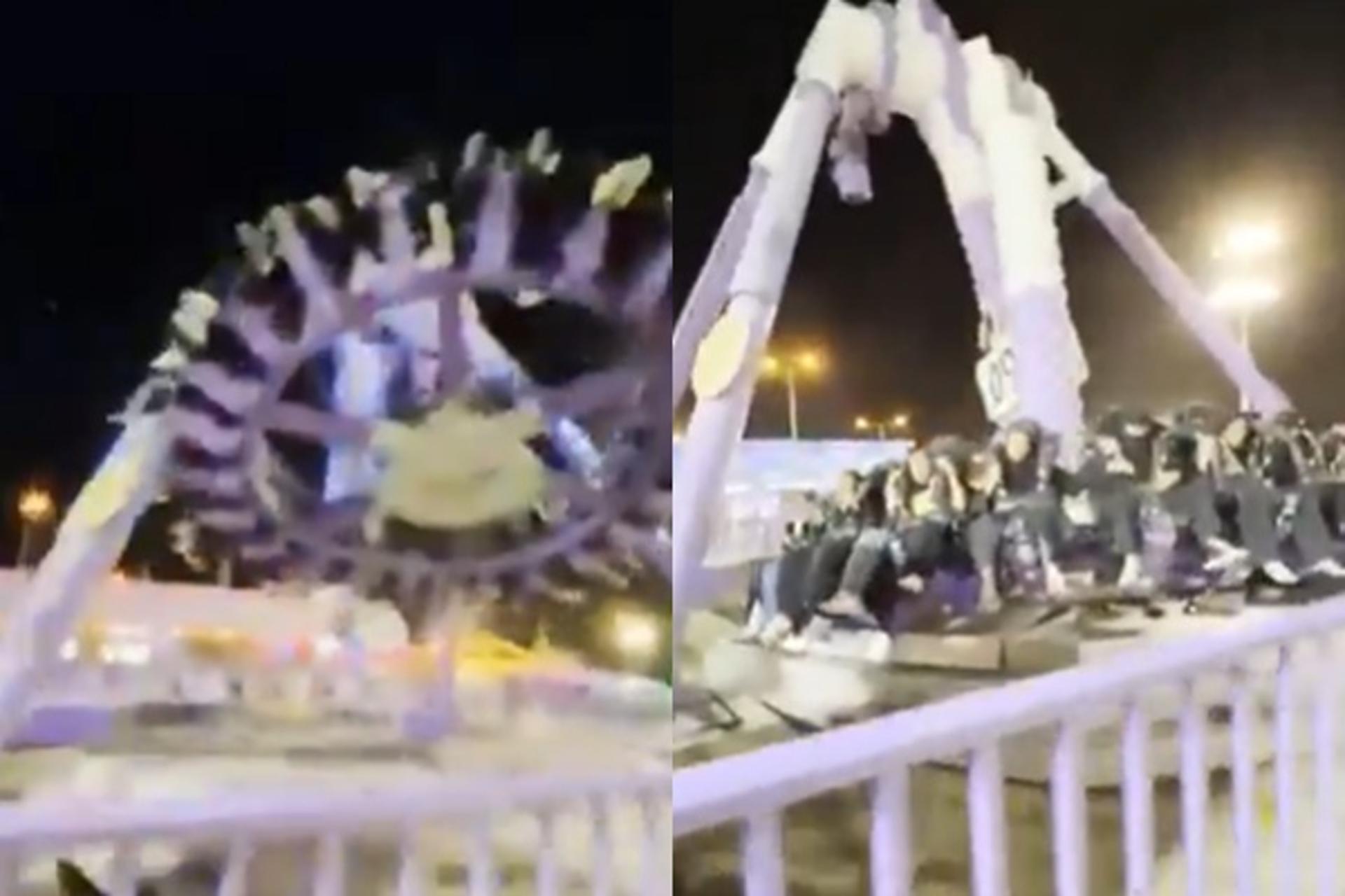 돌다가 '쿵'… 사우디 놀이공원서 벌어진 추락 사고, 23명 부상