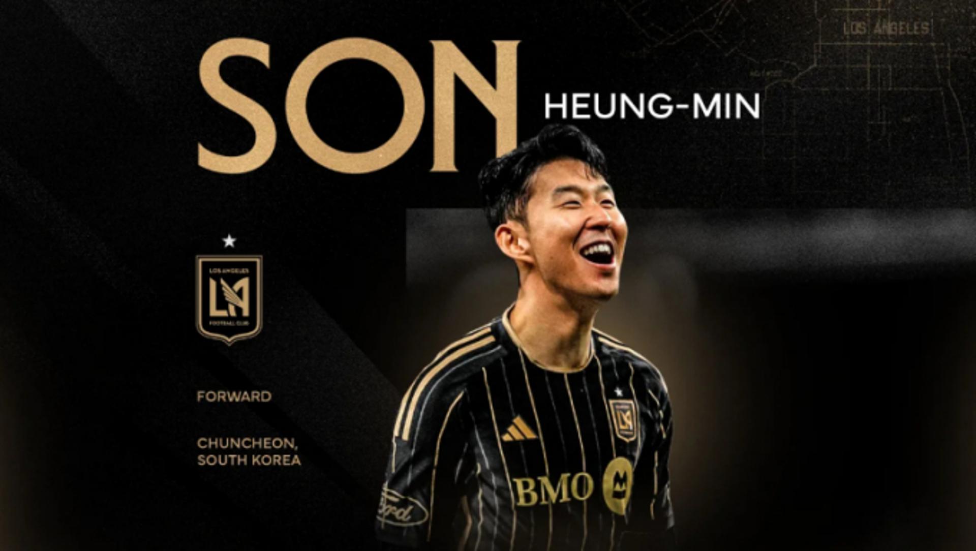 LA FC, 손흥민 영입 공식 발표… 토트넘 레비 "영원한 우리 가족"