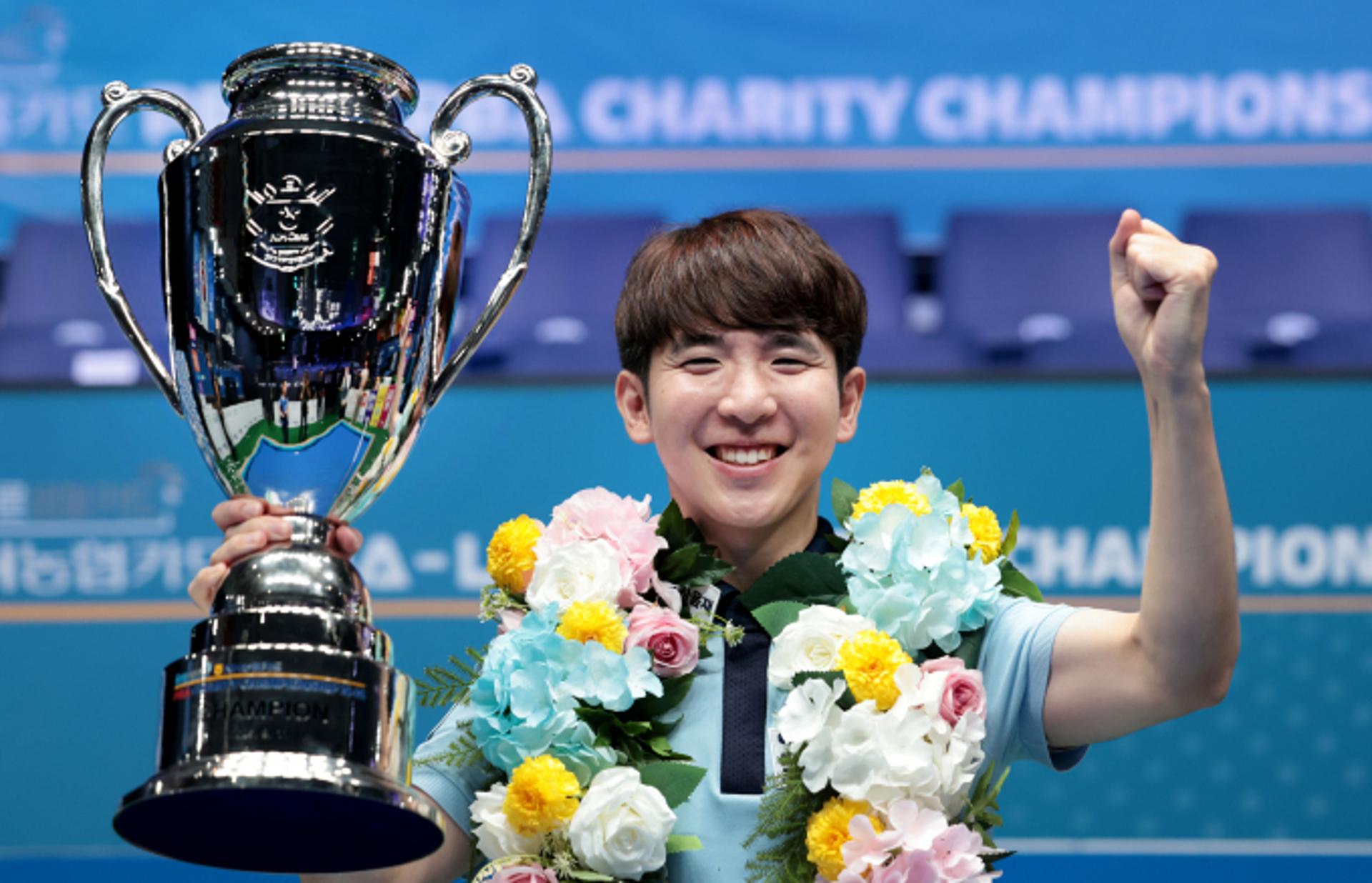 '일본 3쿠션 기대주' 모리, PBA투어 첫우승… 35번째 도전서 정상