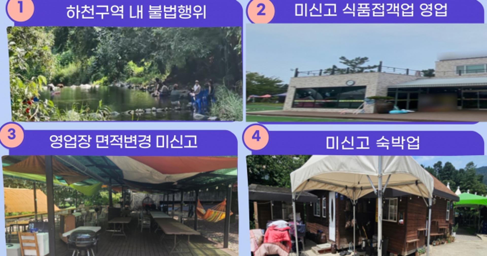 경기도, 여름철 휴양지 불법행위 12건 적발
