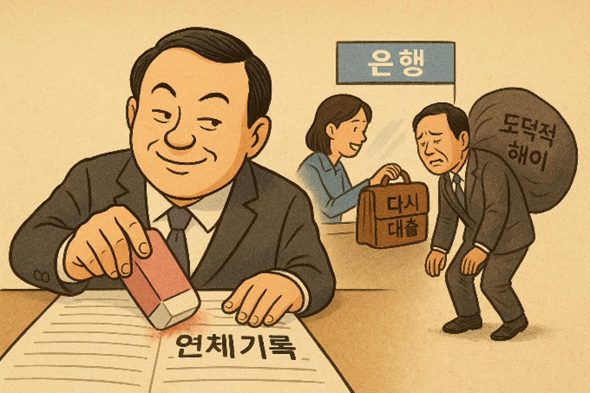 '신용사면 3명 중 1명' 또 빚 안 갚고 연체… 도덕적 해이 논란