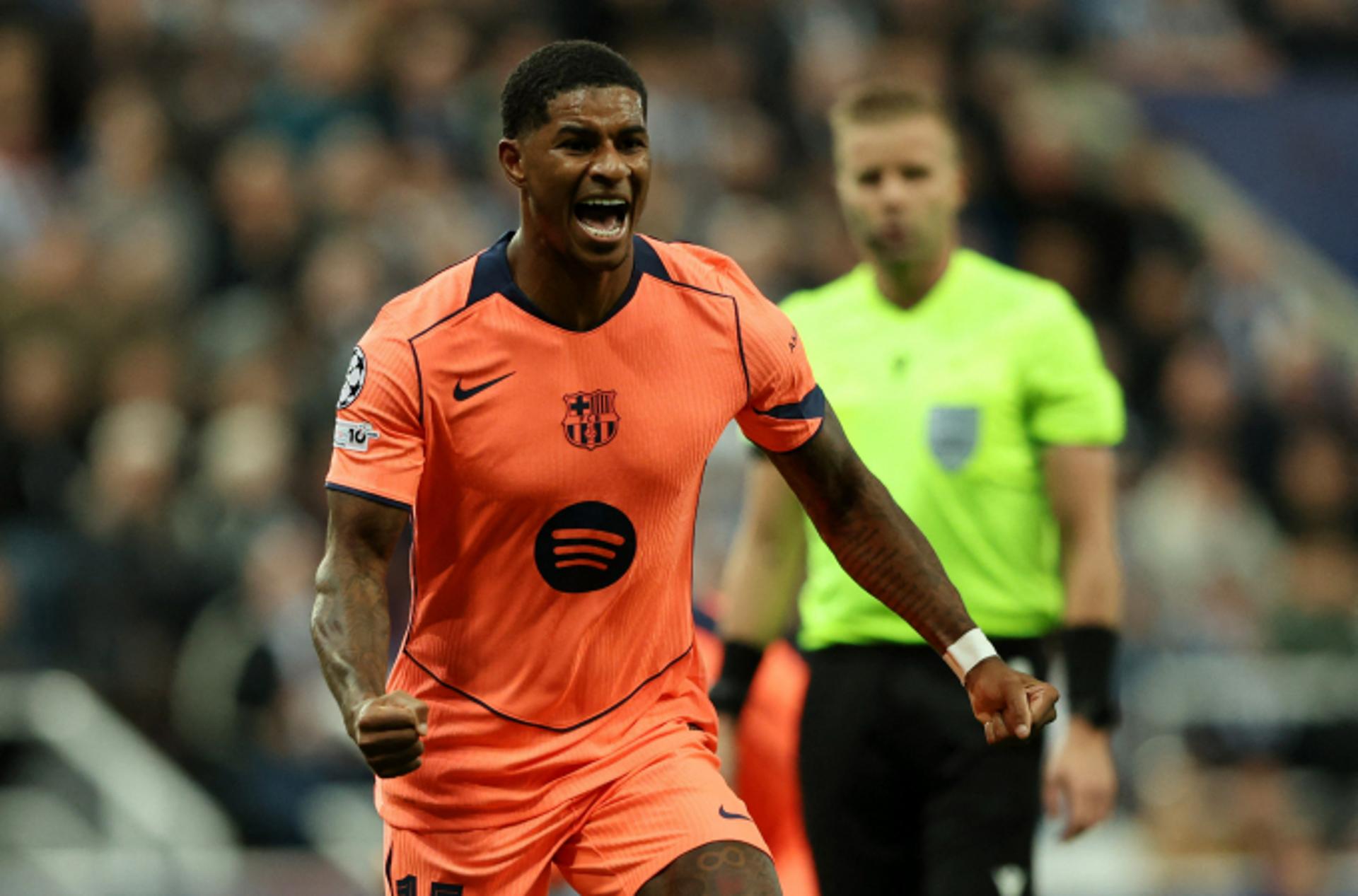 '래시포드 멀티골' 바르셀로나, UCL 1차전서 뉴캐슬 2-1 제압